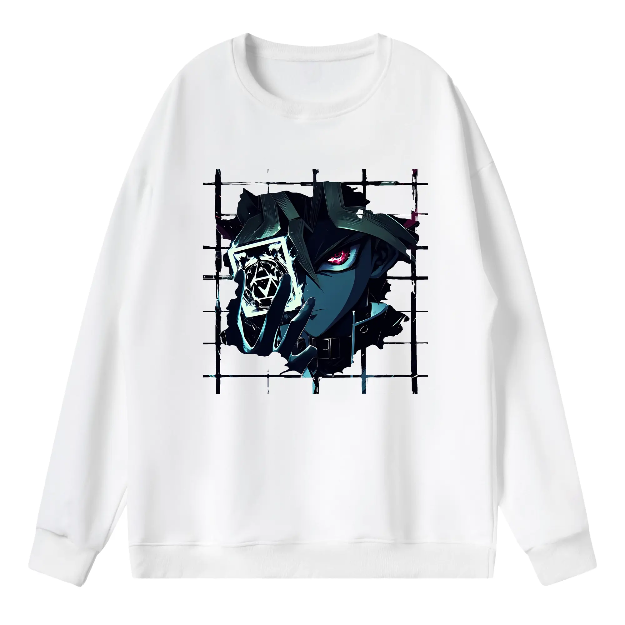 遊☆戯☆王 グッズ,武藤遊戯 - 薄手 クルーネック スウェット 裏毛260g · ポリエステル 春秋向け カジュアル 男女兼用 · トレーナー デイリー スポーツ 散歩に最適