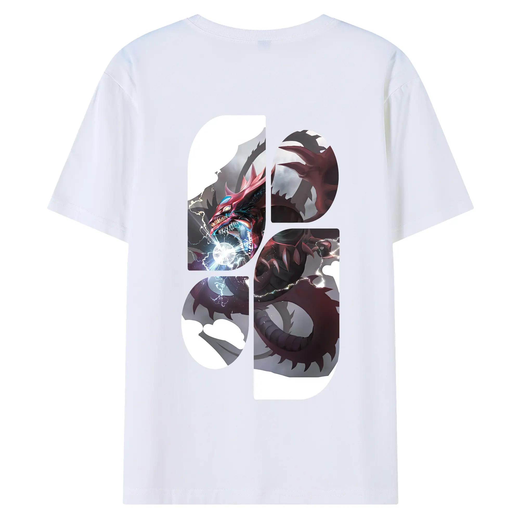 遊☆戯☆王 グッズ,さんげんしん - 綿100％ 半袖Tシャツ ・ バックプリント ・ 快適 通気性 ・ 日常使い 散歩 スポーツ用