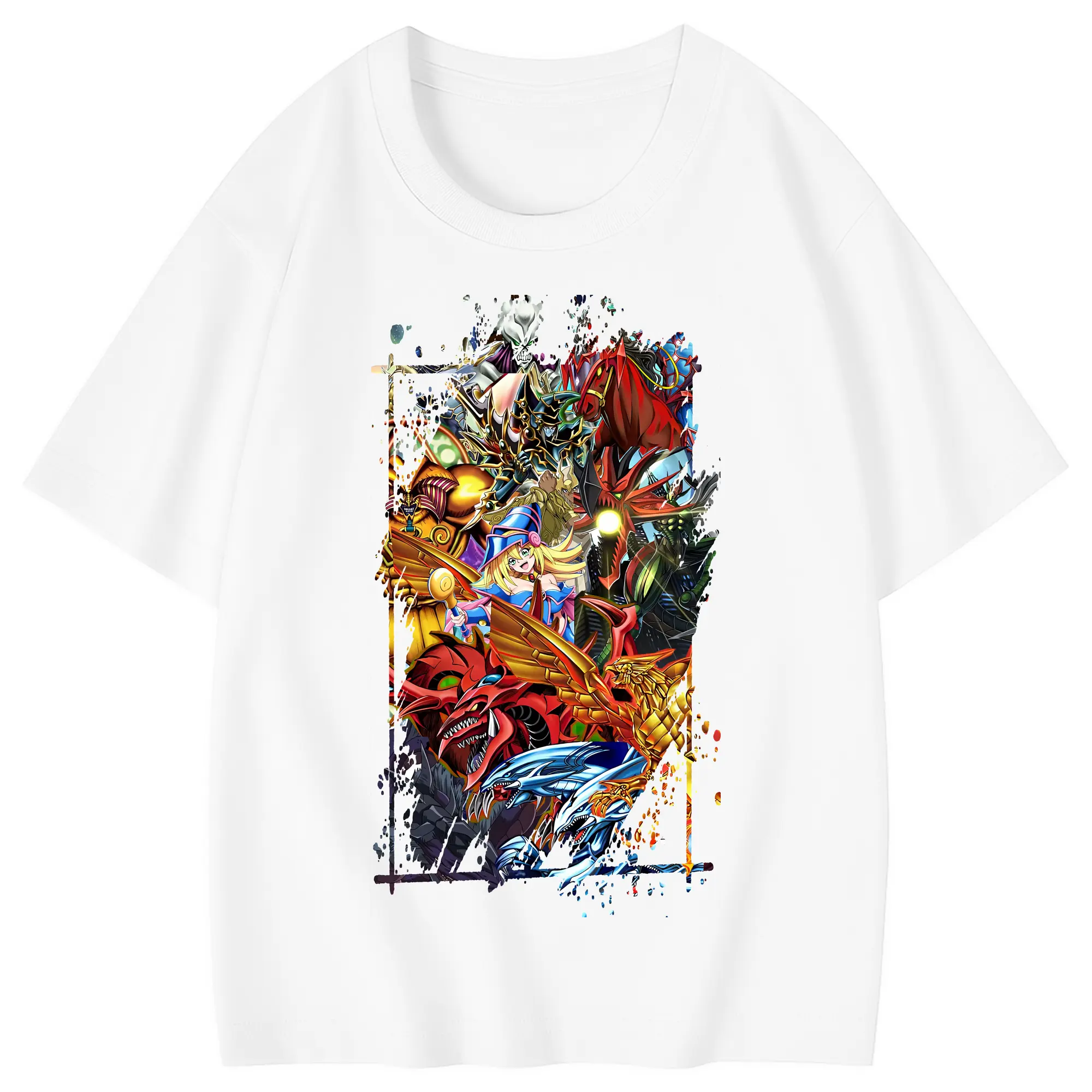 遊☆戯☆王 グッズ,さんげんしん - 綿100％ キッズTシャツ ・ フロントプリント ・ 快適 通気性 ・ スポーツ カジュアル 散歩用