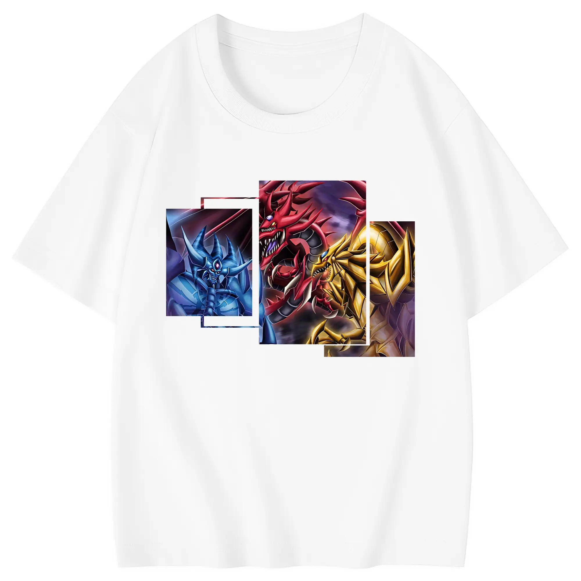 遊☆戯☆王 グッズ,さんげんしん - 綿100％ キッズTシャツ ・ フロントプリント ・ 快適 通気性 ・ スポーツ カジュアル 散歩用