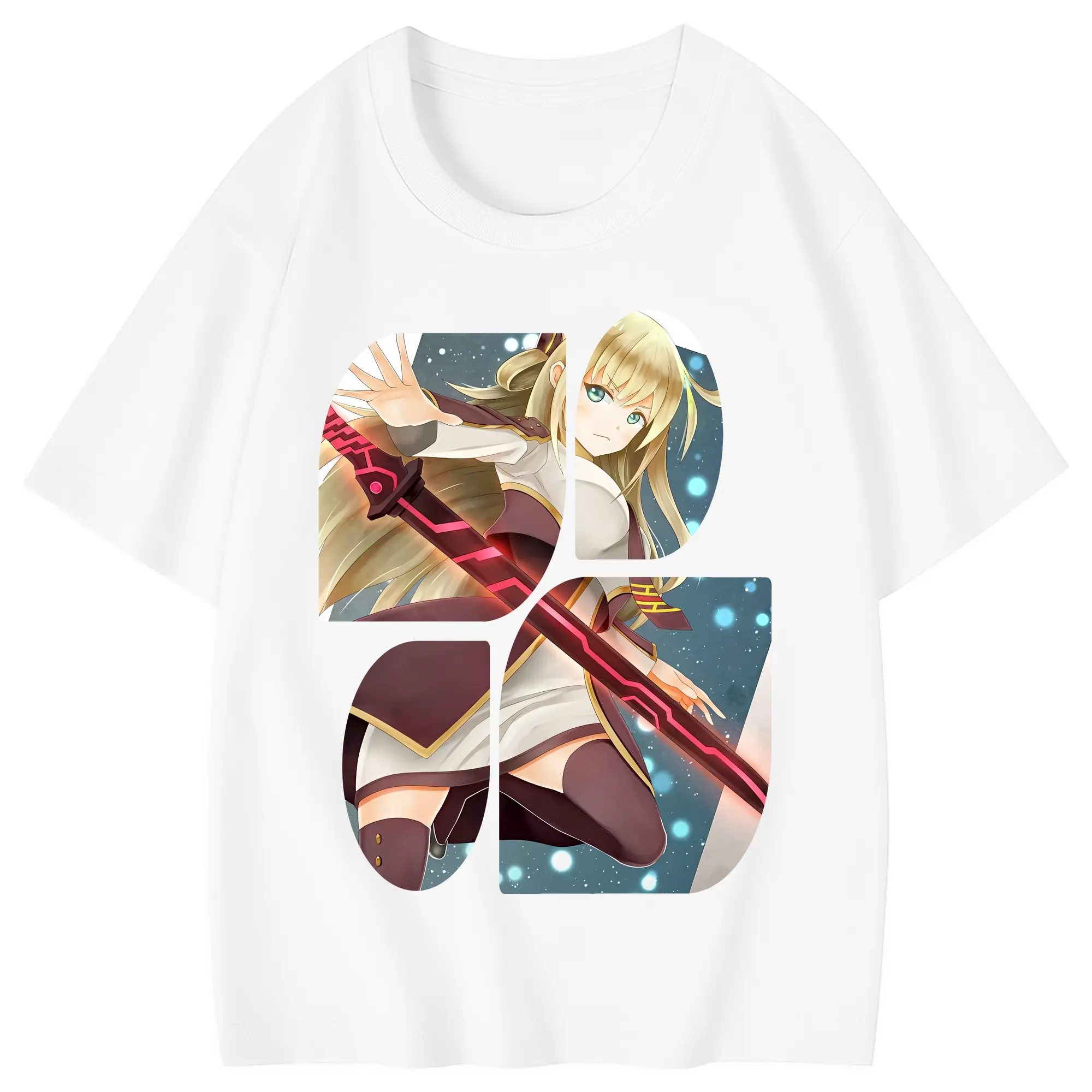 遊☆戯☆王 グッズ,閃刀姫 - 綿100％ キッズTシャツ ・ フロントプリント ・ 快適 通気性 ・ スポーツ カジュアル 散歩用