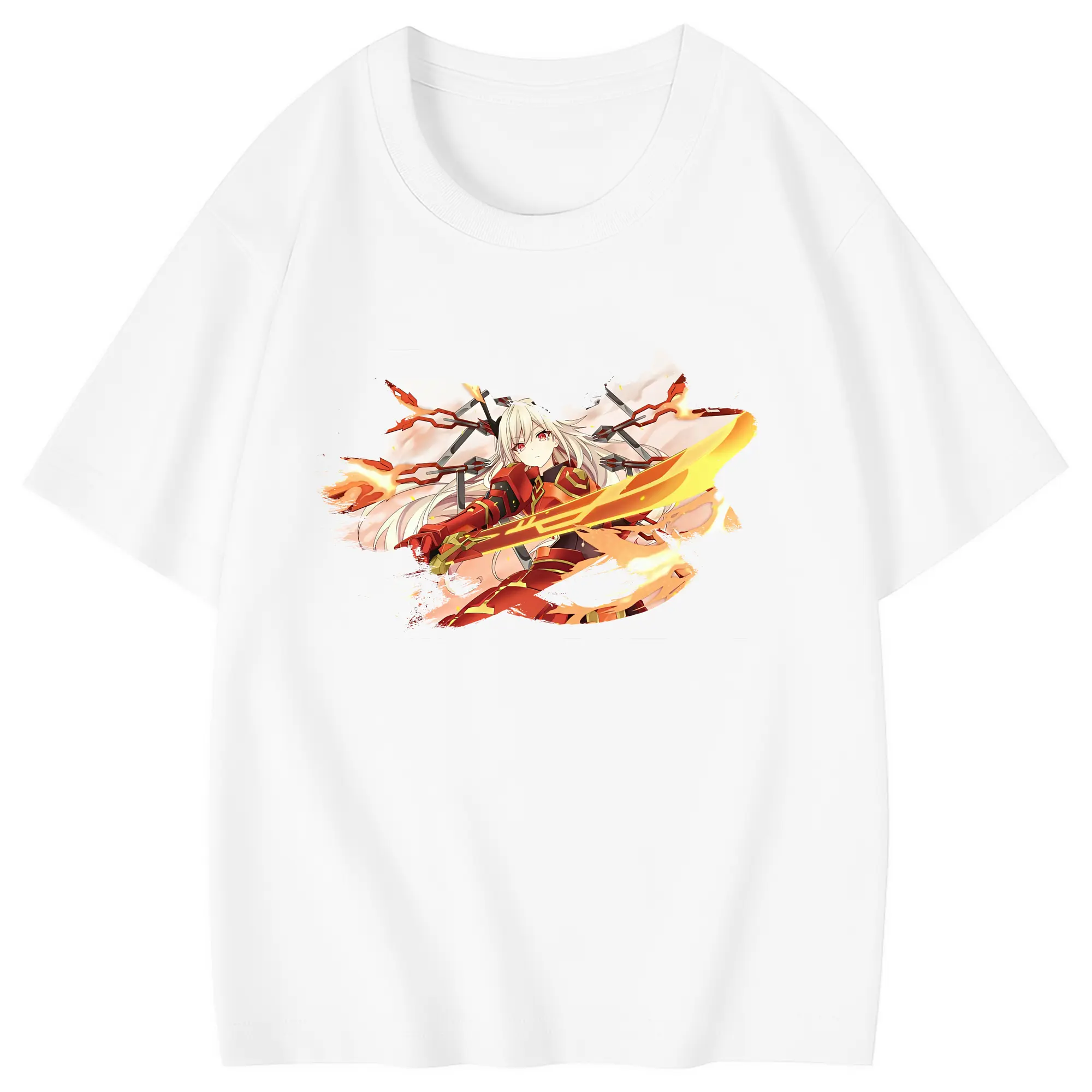 遊☆戯☆王 グッズ,閃刀姫 - 綿100％ キッズTシャツ ・ フロントプリント ・ 快適 通気性 ・ スポーツ カジュアル 散歩用