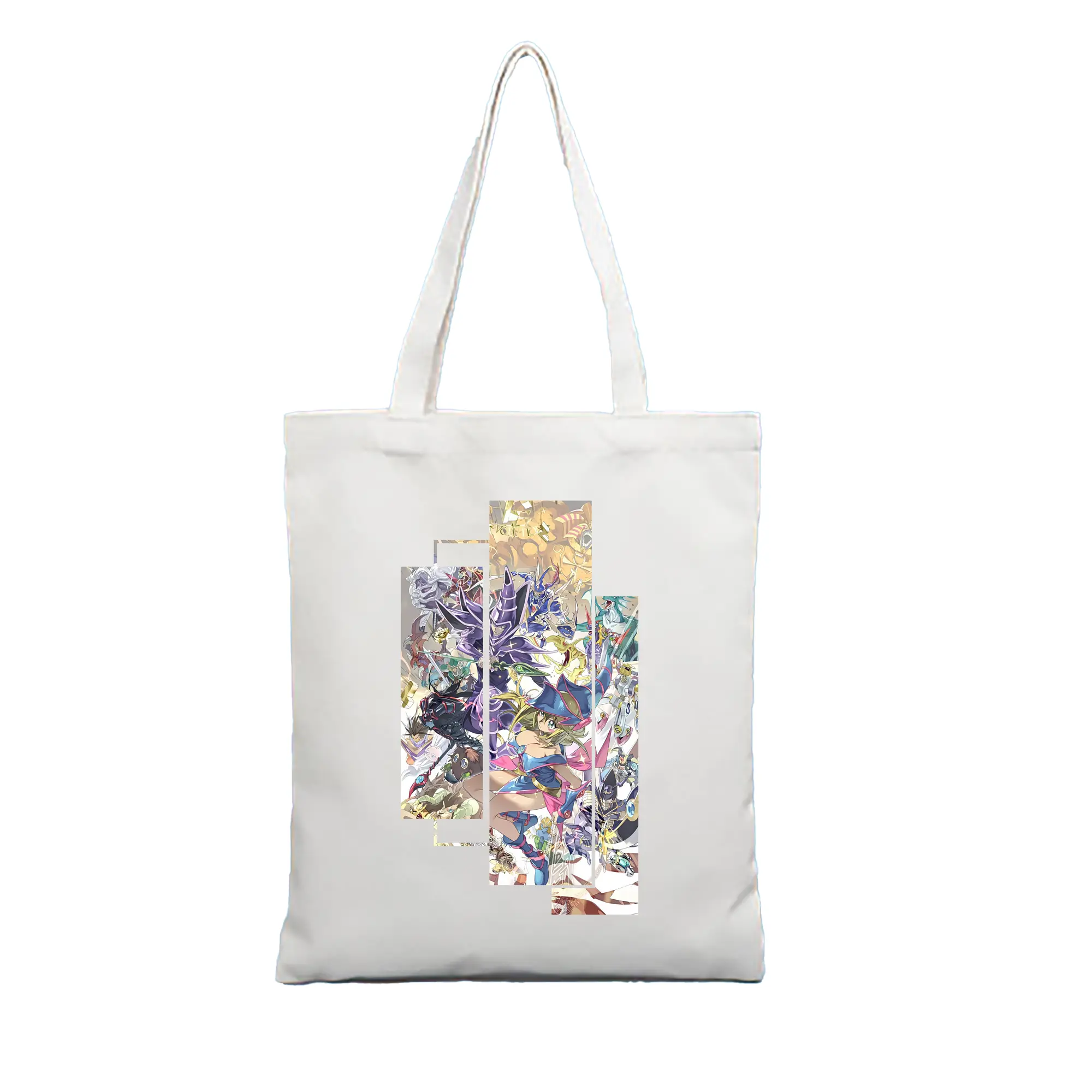 遊☆戯☆王 グッズ,黒魔導少女 - 縦型キャンバス手提げバッグ（トートバッグ） ・ キャンバス素材 ・ ショッピング用 ・ 軽量 丈夫 お手入れ簡単