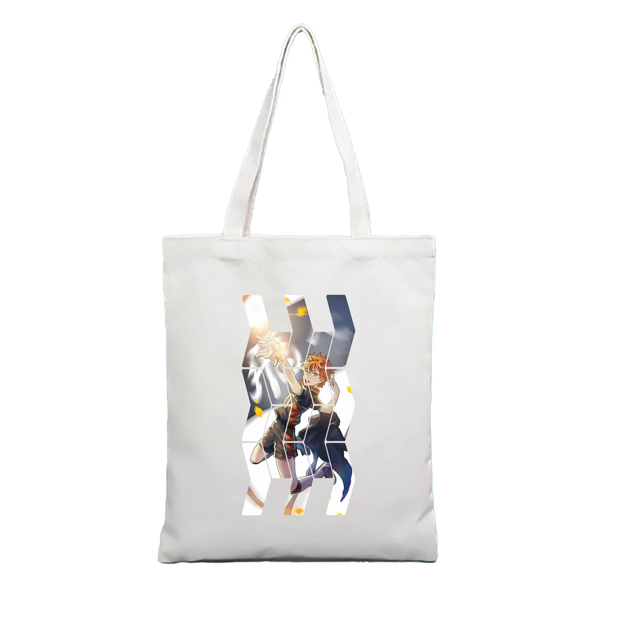 ハイキュー!! グッズ,日向翔陽 - 縦型キャンバス手提げバッグ（トートバッグ） ・ キャンバス素材 ・ ショッピング用 ・ 軽量 丈夫 お手入れ簡単