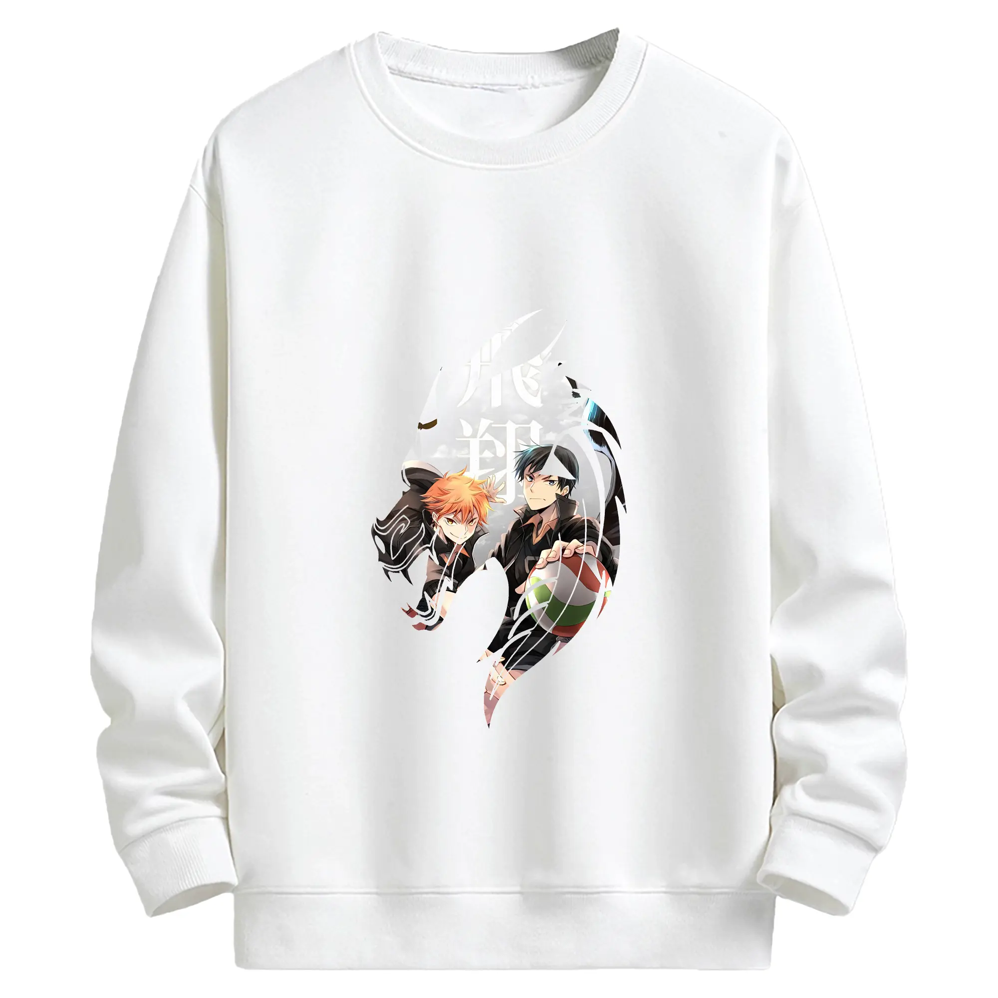ハイキュー!! グッズ,影山飛雄 - キッズ クルーネックスウェットシャツ ・ フロントプリント ・ 綿80％ ポリエステル20％ ・ 快適 通学 スポーツ 日常使い お散歩用