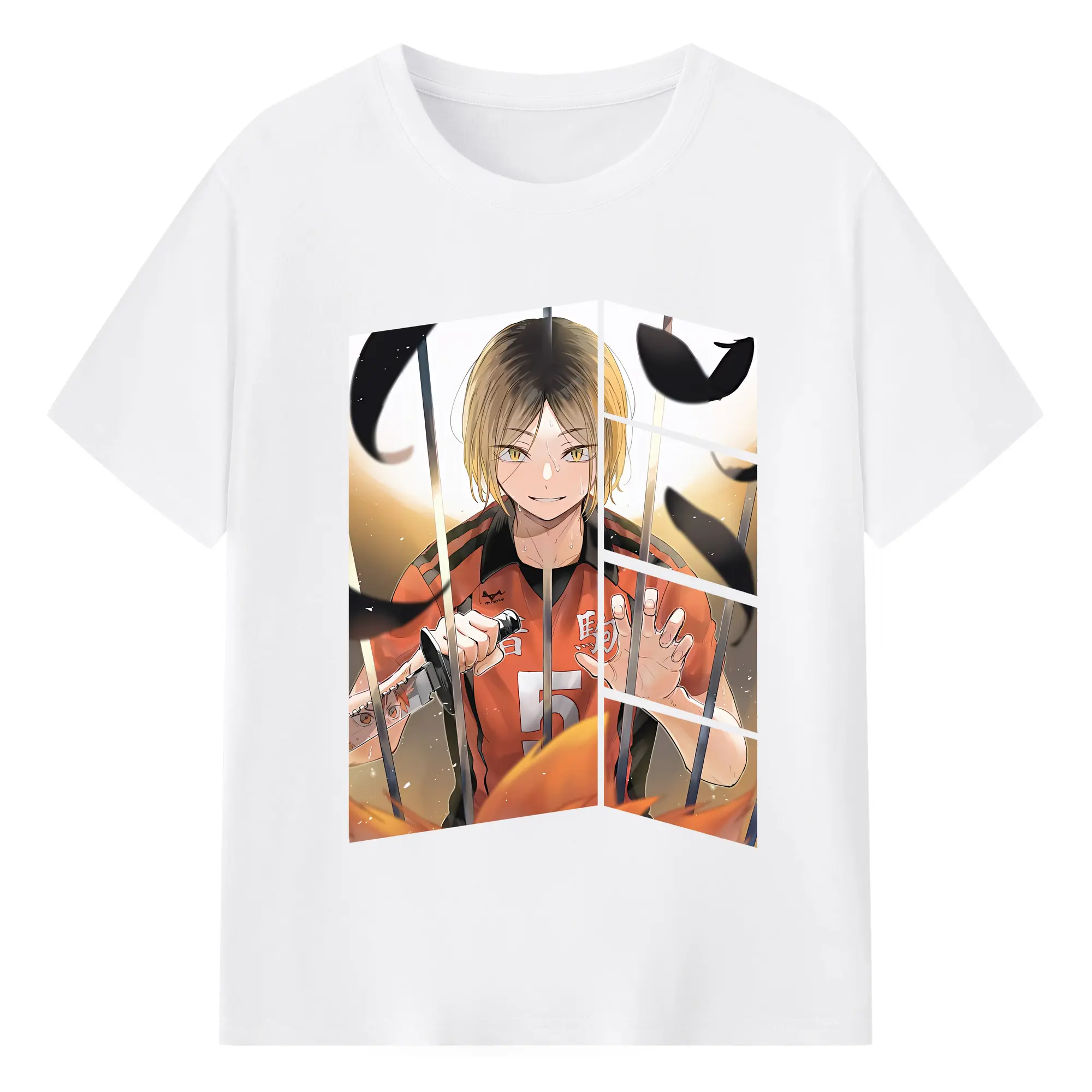 綿100％ 半袖Tシャツ ・ フロントプリント ・ 快適 通気性 ・ 日常使い 散歩 スポーツ用