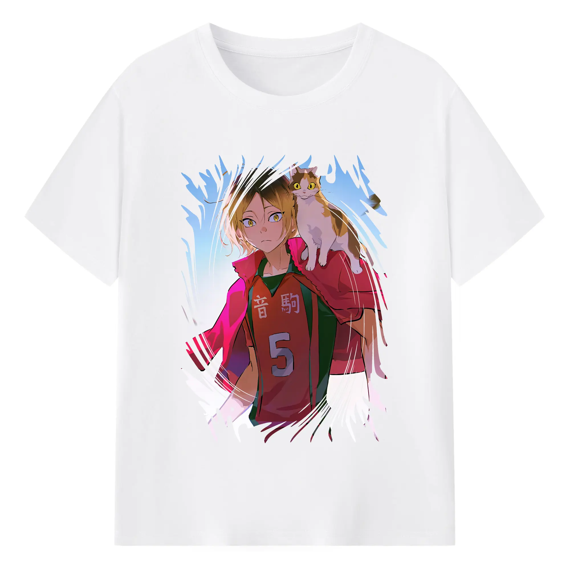 綿100％ 半袖Tシャツ ・ フロントプリント ・ 快適 通気性 ・ 日常使い 散歩 スポーツ用