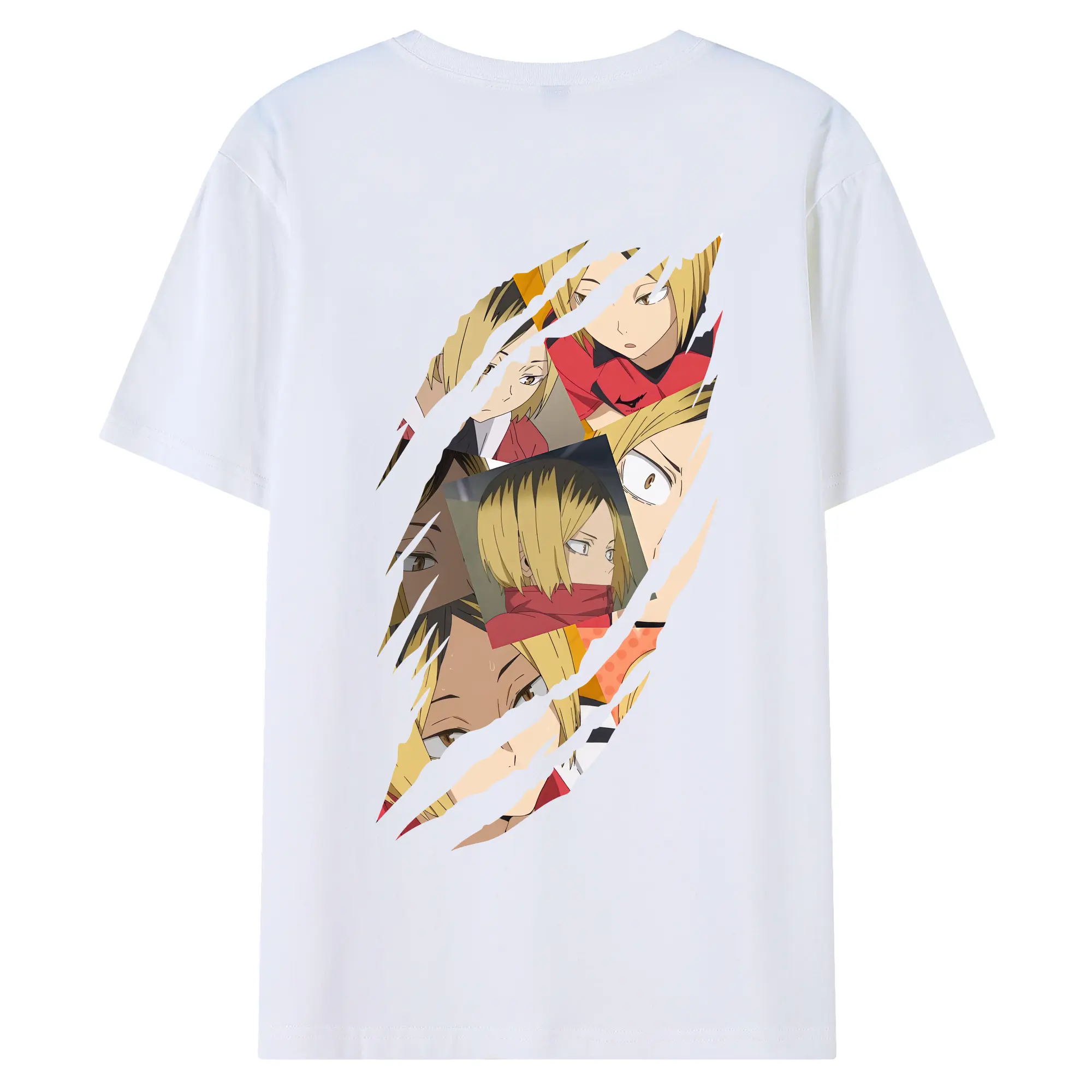 綿100％ 半袖Tシャツ ・ バックプリント ・ 快適 通気性 ・ 日常使い 散歩 スポーツ用