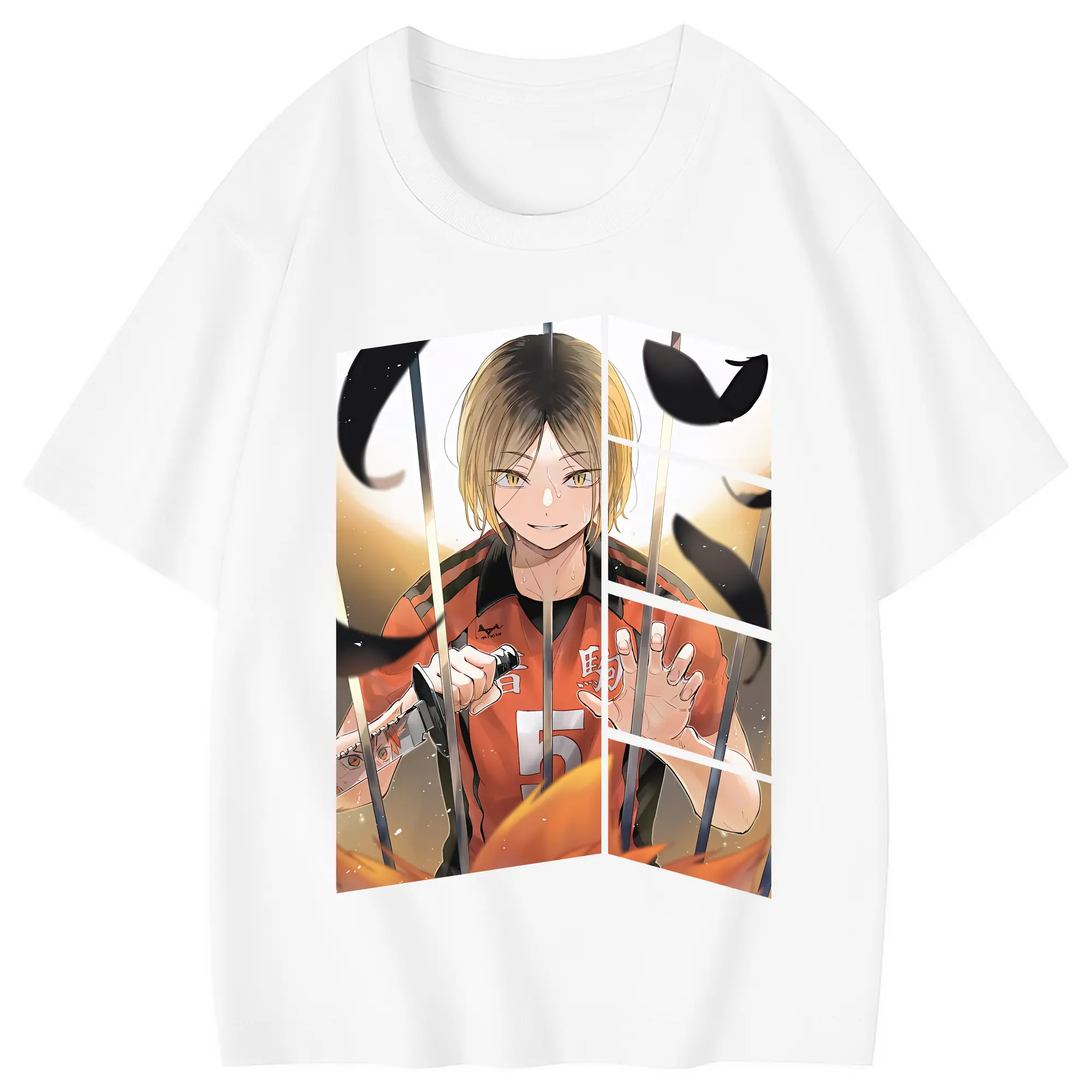 綿100％ キッズTシャツ ・ フロントプリント ・ 快適 通気性 ・ スポーツ カジュアル 散歩用