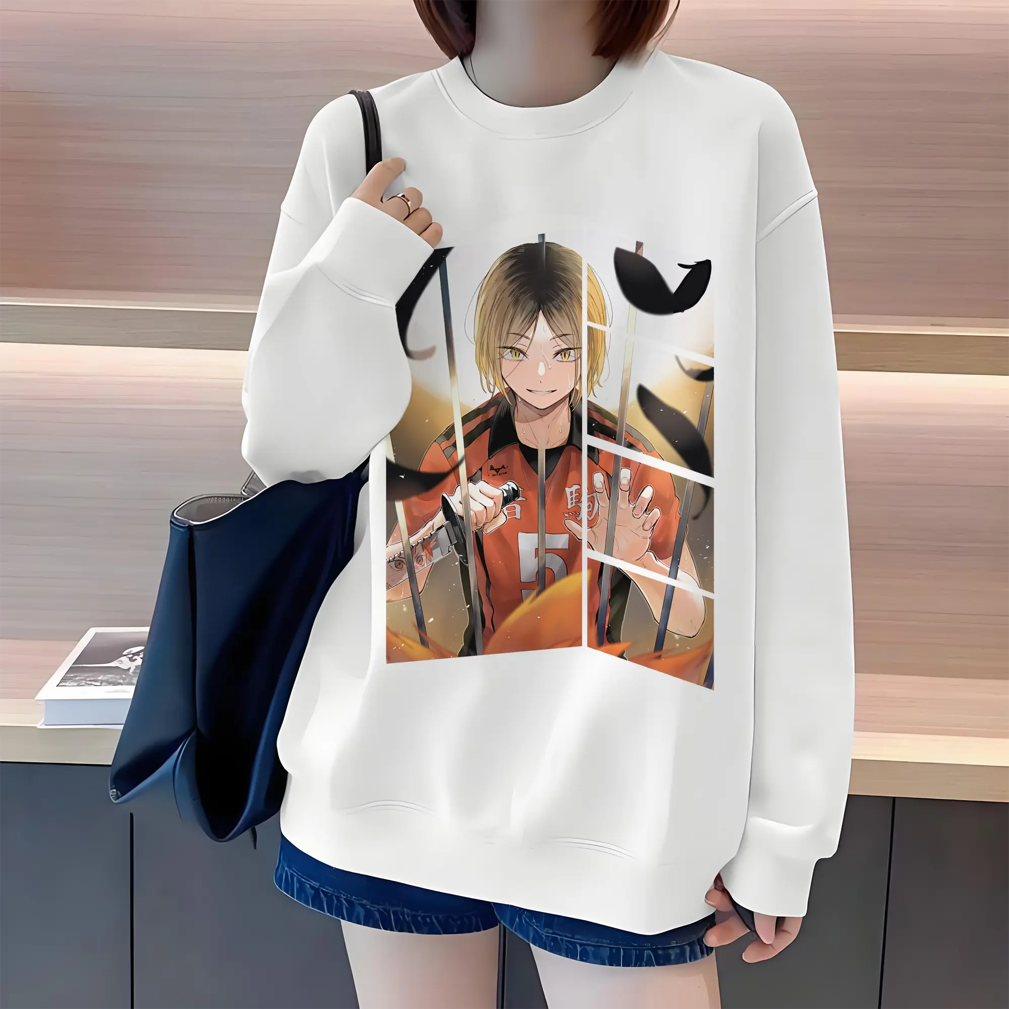 薄手 クルーネック スウェット 裏毛260g · ポリエステル 春秋向け カジュアル 男女兼用 · トレーナー デイリー スポーツ 散歩に最適