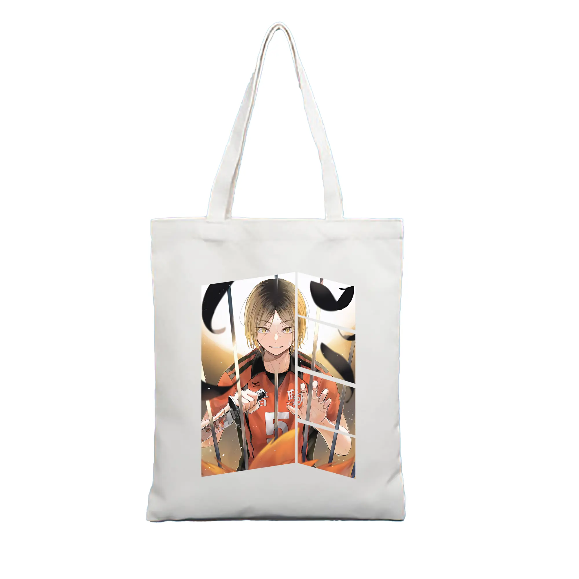 縦型キャンバス手提げバッグ（トートバッグ） ・ キャンバス素材 ・ ショッピング用 ・ 軽量 丈夫 お手入れ簡単