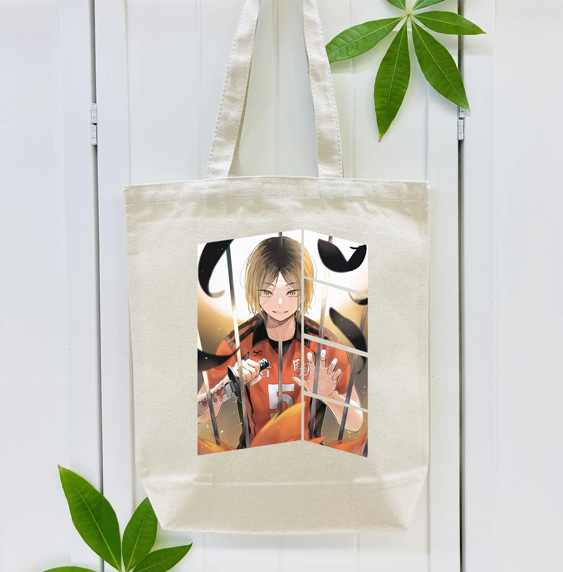 縦型キャンバス手提げバッグ（トートバッグ） ・ キャンバス素材 ・ ショッピング用 ・ 軽量 丈夫 お手入れ簡単