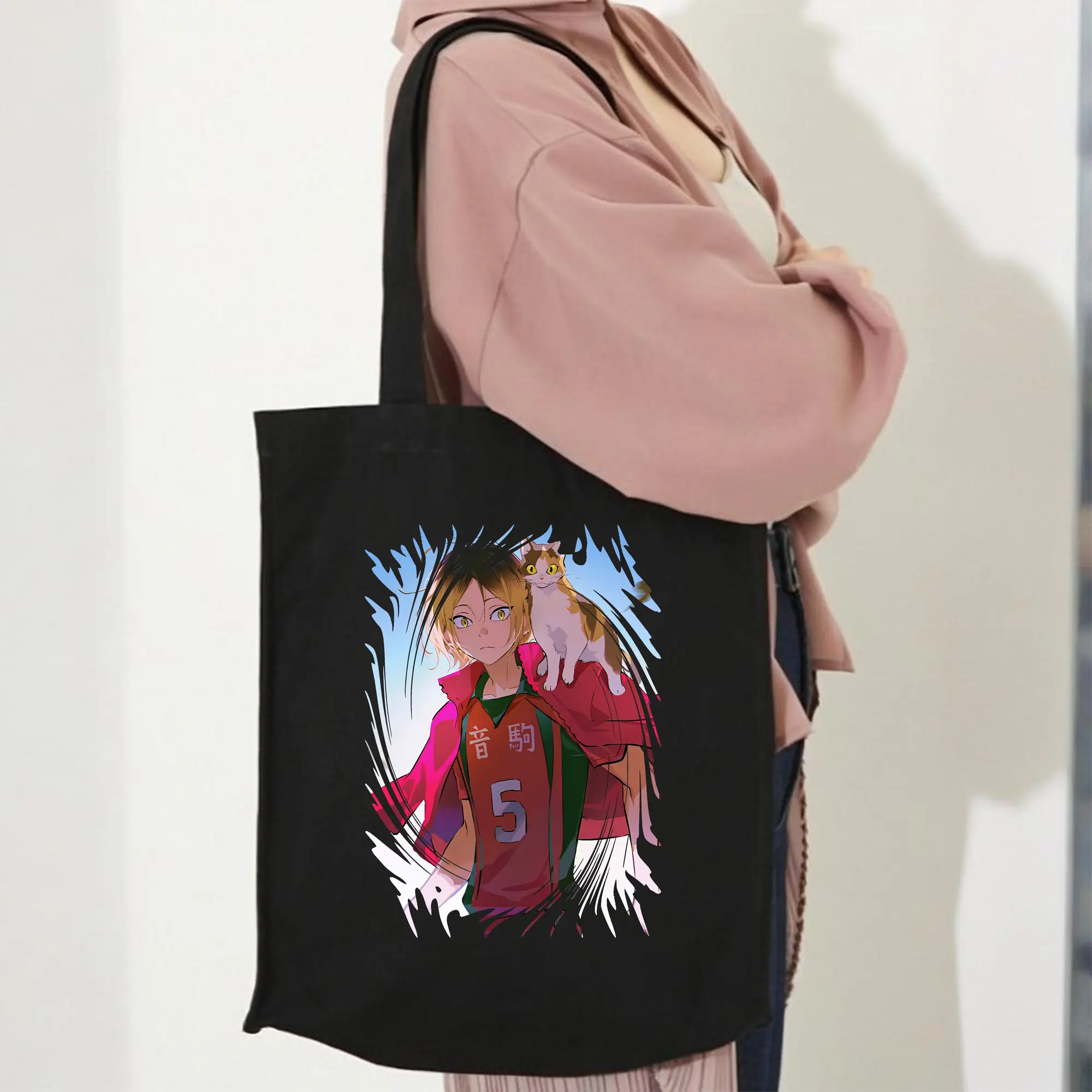 縦型キャンバス手提げバッグ（トートバッグ） ・ キャンバス素材 ・ ショッピング用 ・ 軽量 丈夫 お手入れ簡単