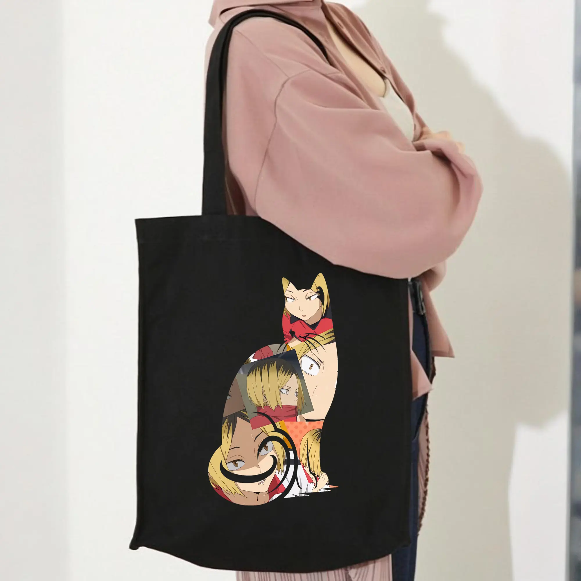 縦型キャンバス手提げバッグ（トートバッグ） ・ キャンバス素材 ・ ショッピング用 ・ 軽量 丈夫 お手入れ簡単