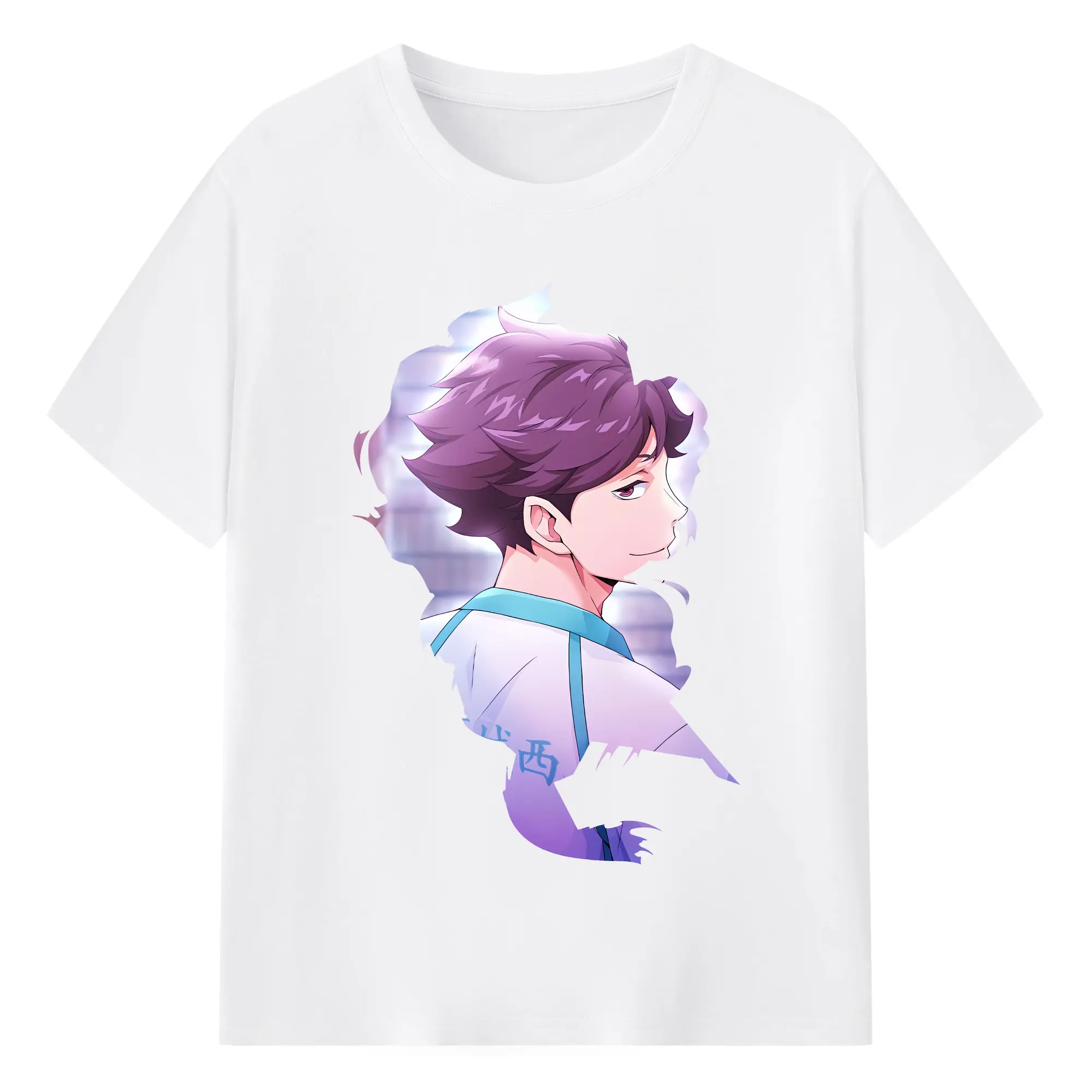 ハイキュー!! グッズ,及川徹 - 綿100％ 半袖Tシャツ ・ フロントプリント ・ 快適 通気性 ・ 日常使い 散歩 スポーツ用