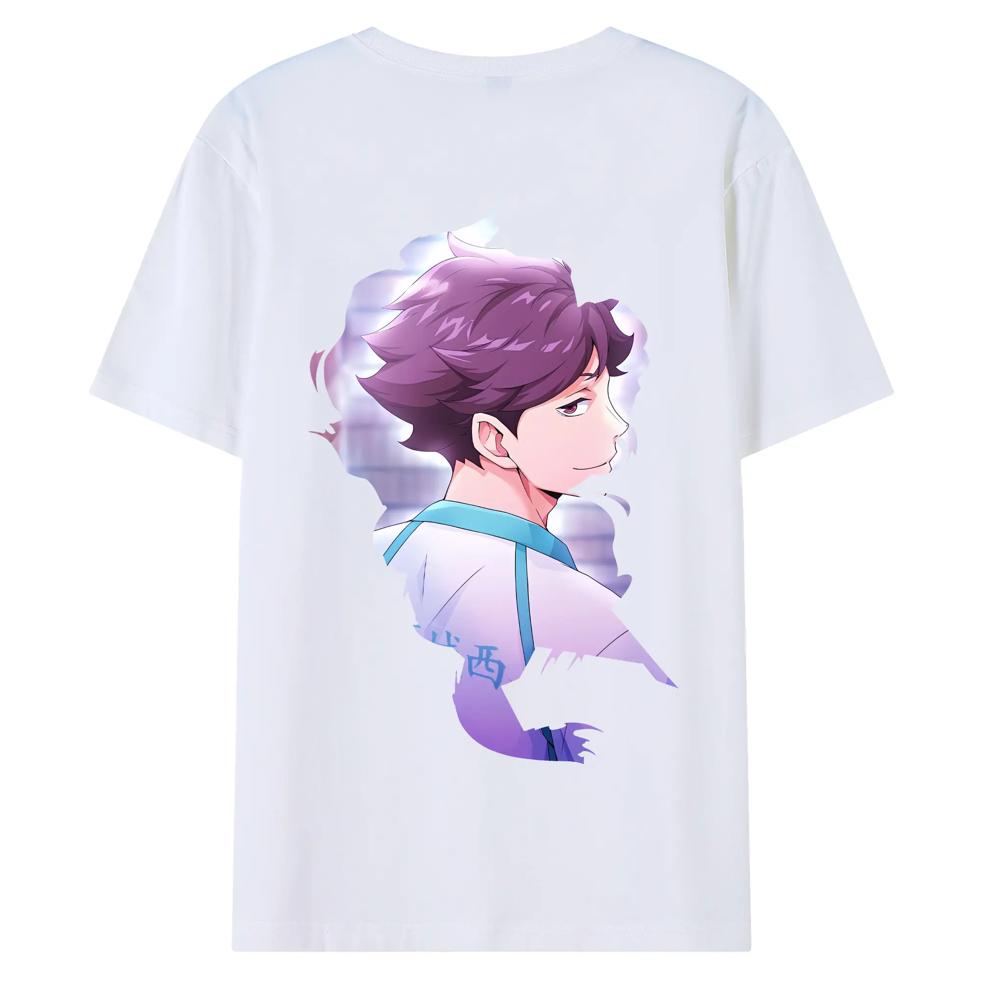 ハイキュー!! グッズ,及川徹 - 綿100％ 半袖Tシャツ ・ バックプリント ・ 快適 通気性 ・ 日常使い 散歩 スポーツ用