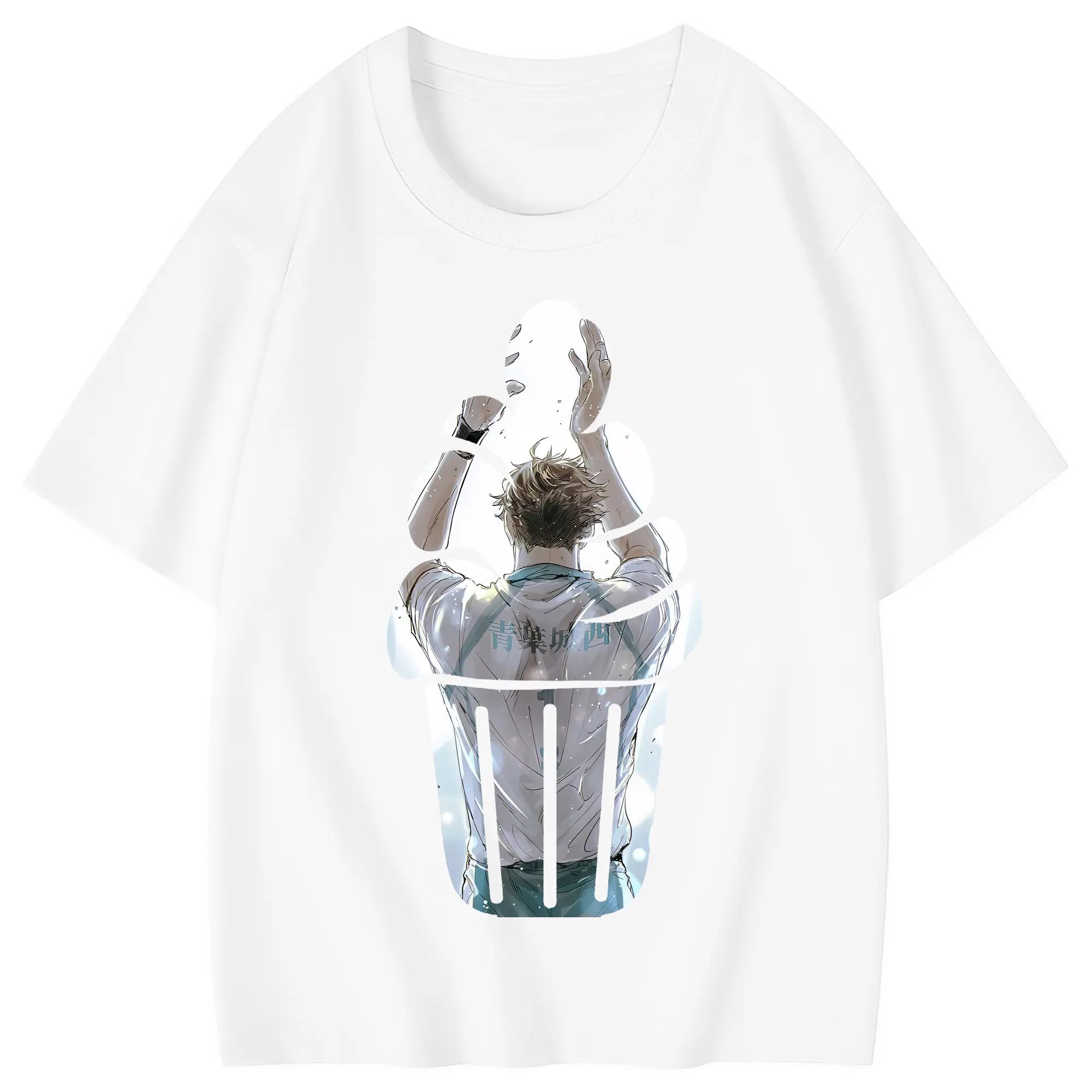 ハイキュー!! グッズ,及川徹 - 綿100％ キッズTシャツ ・ フロントプリント ・ 快適 通気性 ・ スポーツ カジュアル 散歩用