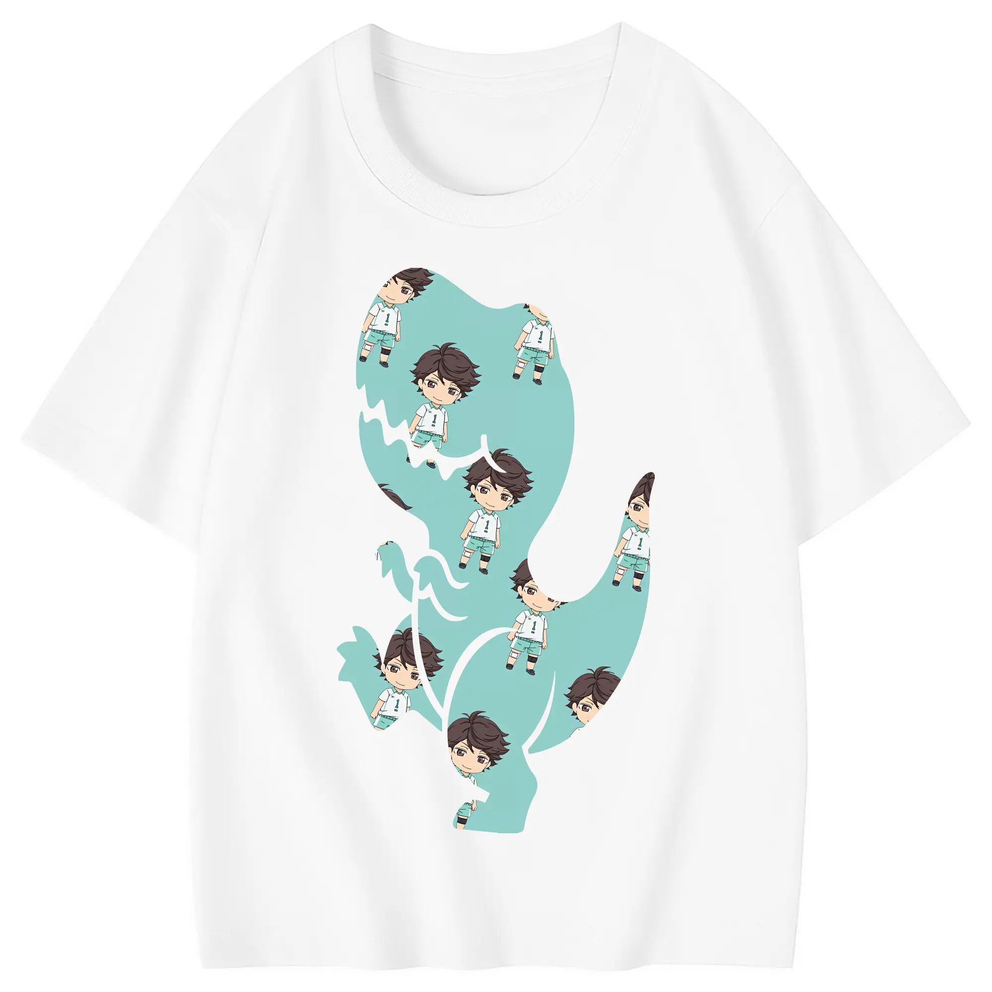 ハイキュー!! グッズ,及川徹 - 綿100％ キッズTシャツ ・ フロントプリント ・ 快適 通気性 ・ スポーツ カジュアル 散歩用