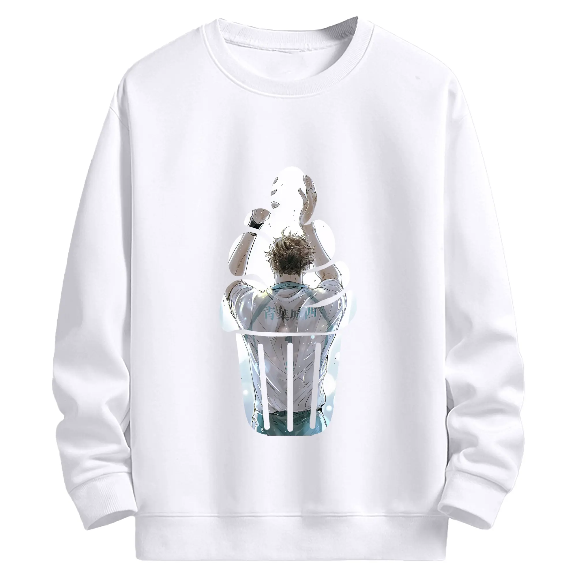 ハイキュー!! グッズ,及川徹 - 高品質 クルーネック スウェット ・ コットン59％ ポリエステル41％ ・ ユニセックス 長袖 トレーナー ・ カジュアル デイリー スポーツ 散歩用