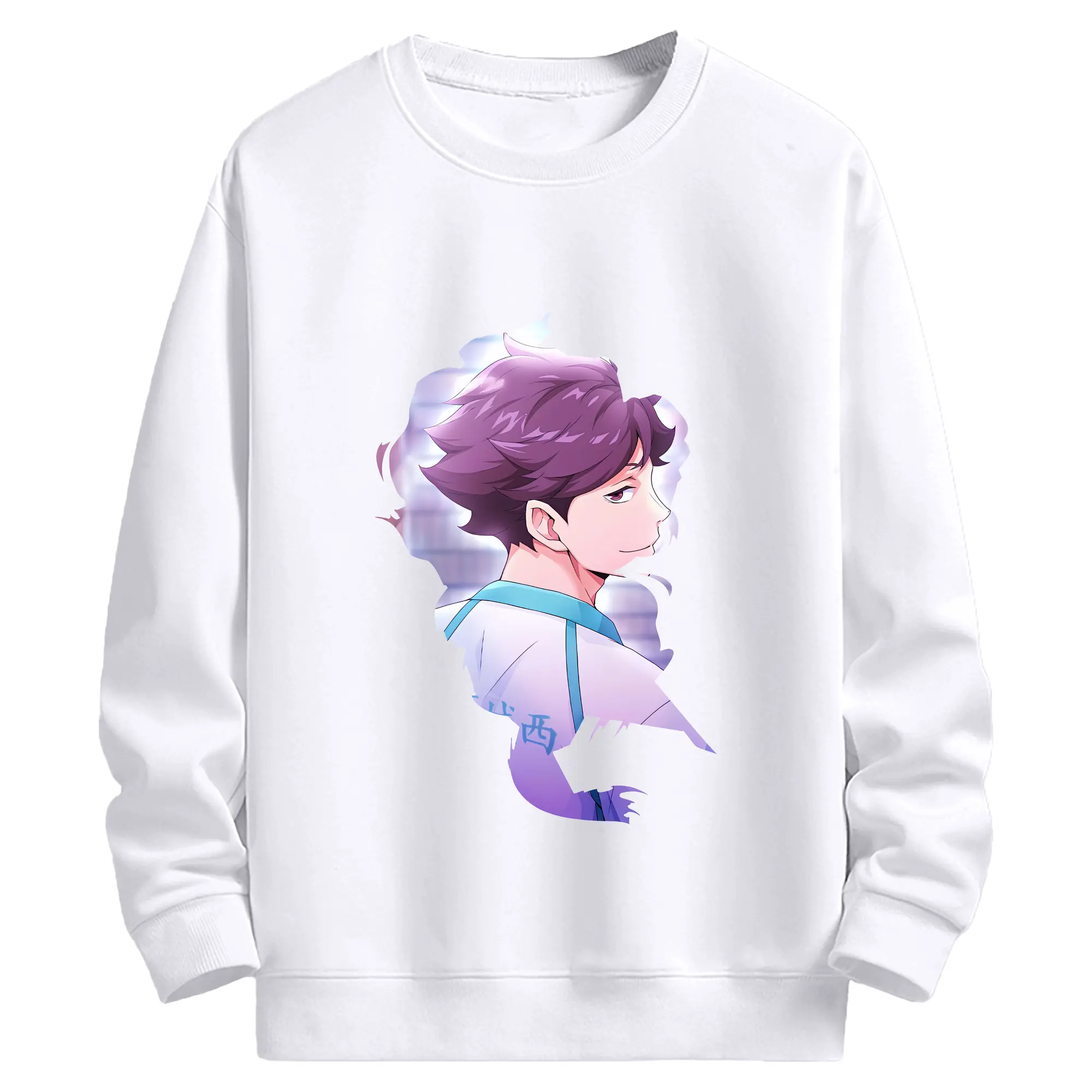 ハイキュー!! グッズ,及川徹 - 高品質 クルーネック スウェット ・ コットン59％ ポリエステル41％ ・ ユニセックス 長袖 トレーナー ・ カジュアル デイリー スポーツ 散歩用