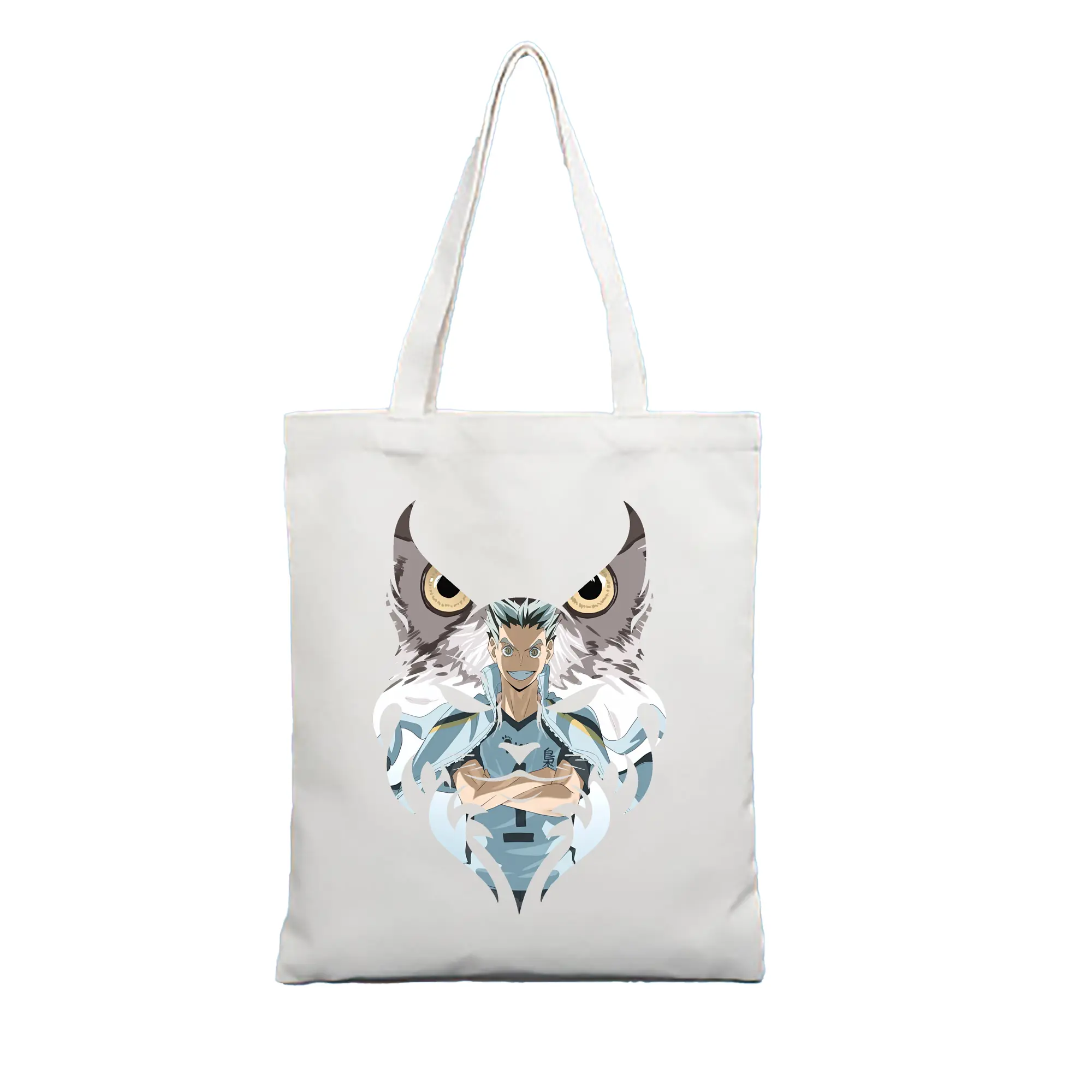 ハイキュー!! グッズ,木兎光太郎 - 縦型キャンバス手提げバッグ（トートバッグ） ・ キャンバス素材 ・ ショッピング用 ・ 軽量 丈夫 お手入れ簡単