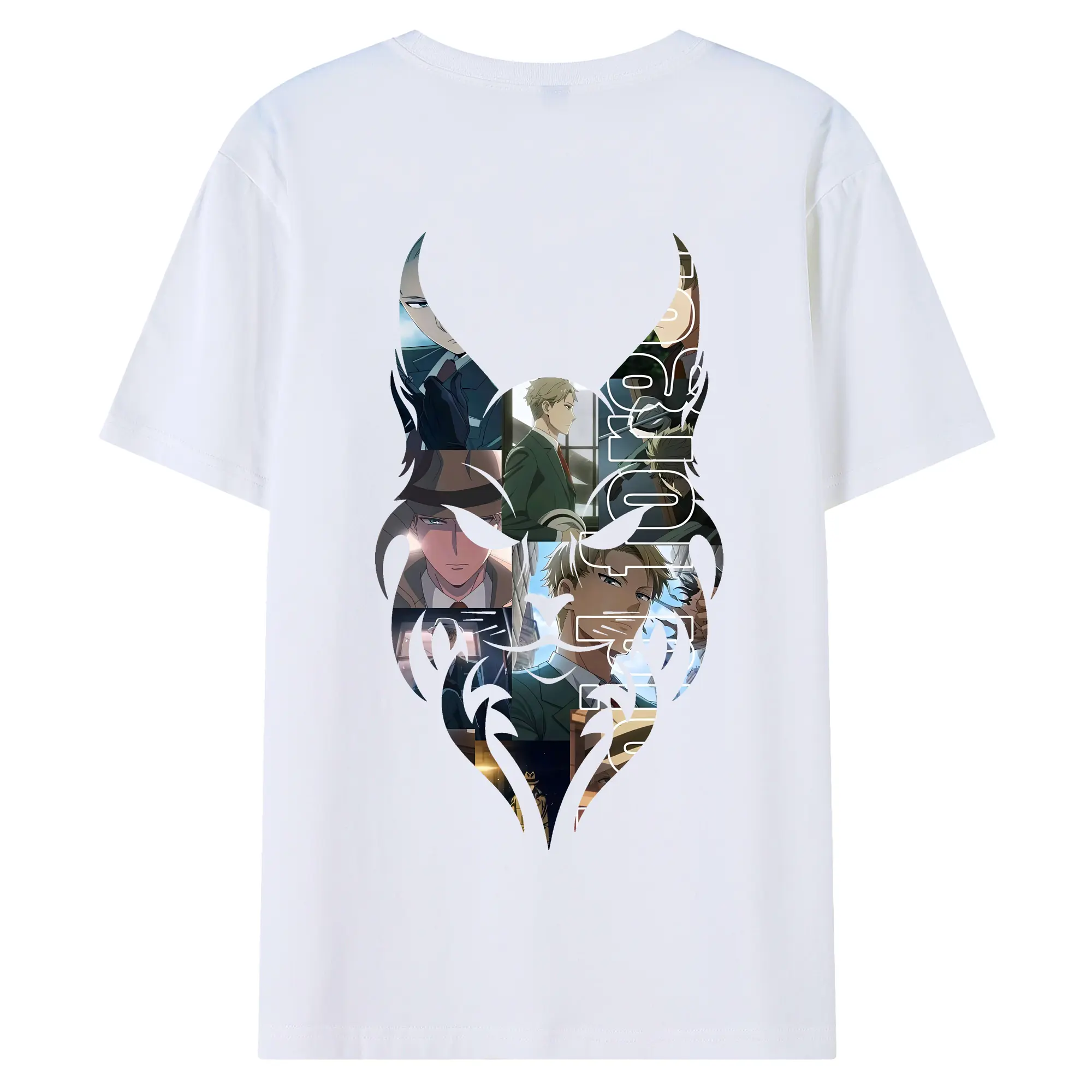 スパイファミリー グッズ,ロイド・フォージャー（Loid Forger） - 綿100％ 半袖Tシャツ ・ バックプリント ・ 快適 通気性 ・ 日常使い 散歩 スポーツ用