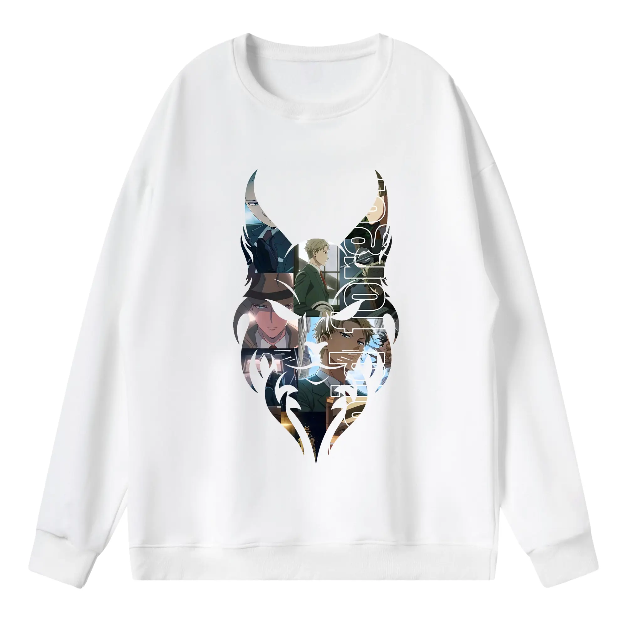 スパイファミリー グッズ,ロイド・フォージャー（Loid Forger） - 薄手 クルーネック スウェット 裏毛260g · ポリエステル 春秋向け カジュアル 男女兼用 · トレーナー デイリー スポーツ 散歩に最適