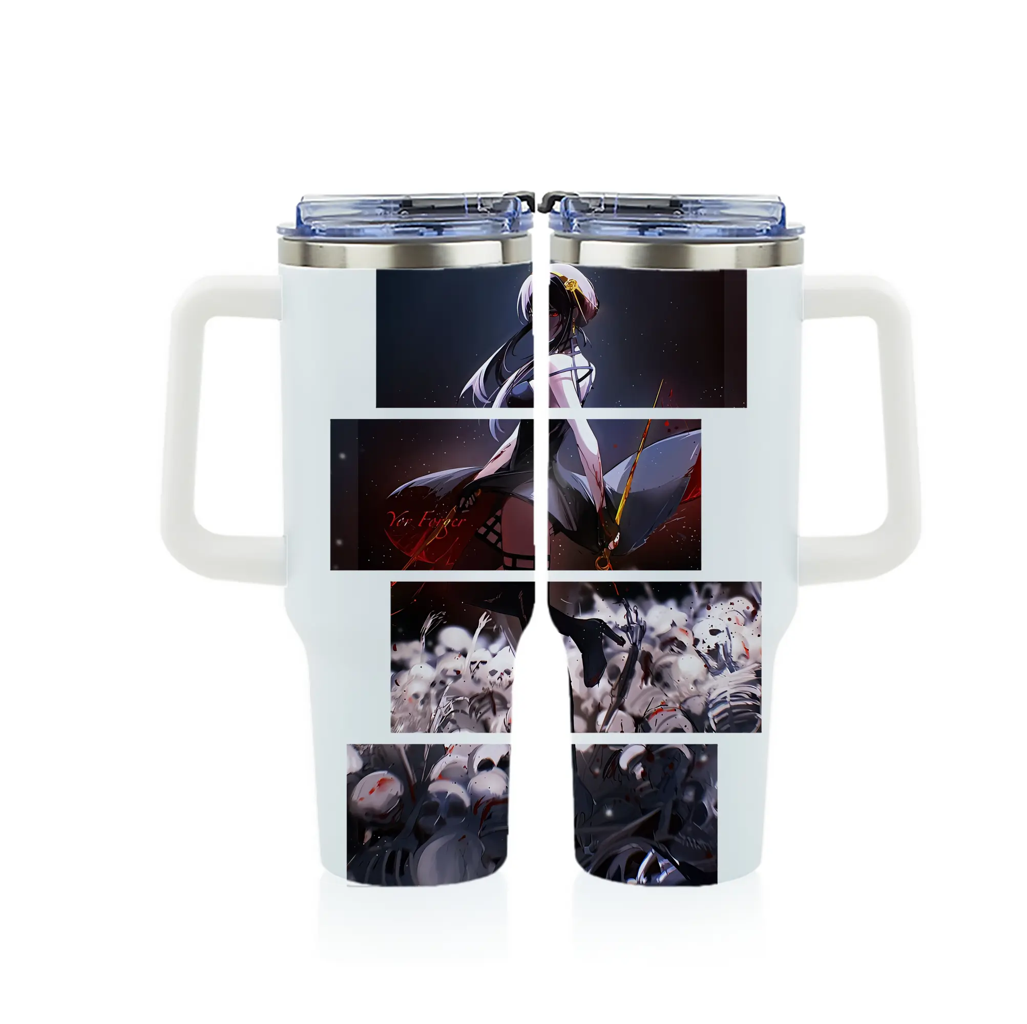 スパイファミリー グッズ,ヨル・フォージャー（Yor Forger） - 1200mL フルプリント車用タンブラー ・ 304ステンレス 内側 ・ 201ステンレス 外側 ・ 保温 保冷 ・ 通勤 ドライブ アウトドア用