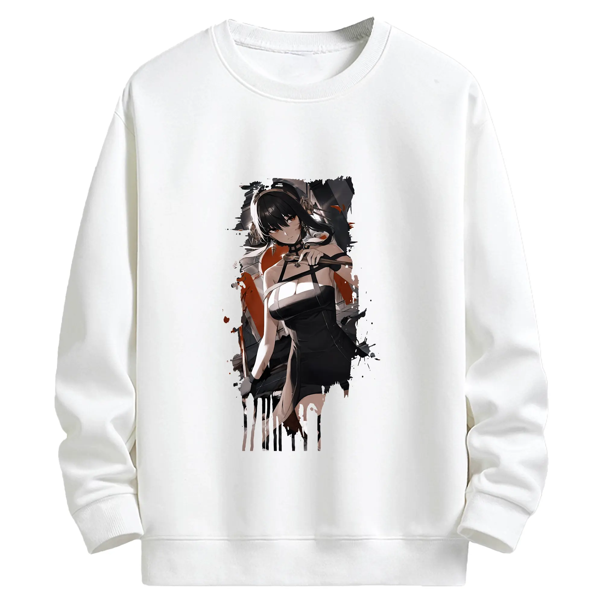 スパイファミリー グッズ,ヨル・フォージャー（Yor Forger） - キッズ クルーネックスウェットシャツ ・ フロントプリント ・ 綿80％ ポリエステル20％ ・ 快適 通学 スポーツ 日常使い お散歩用