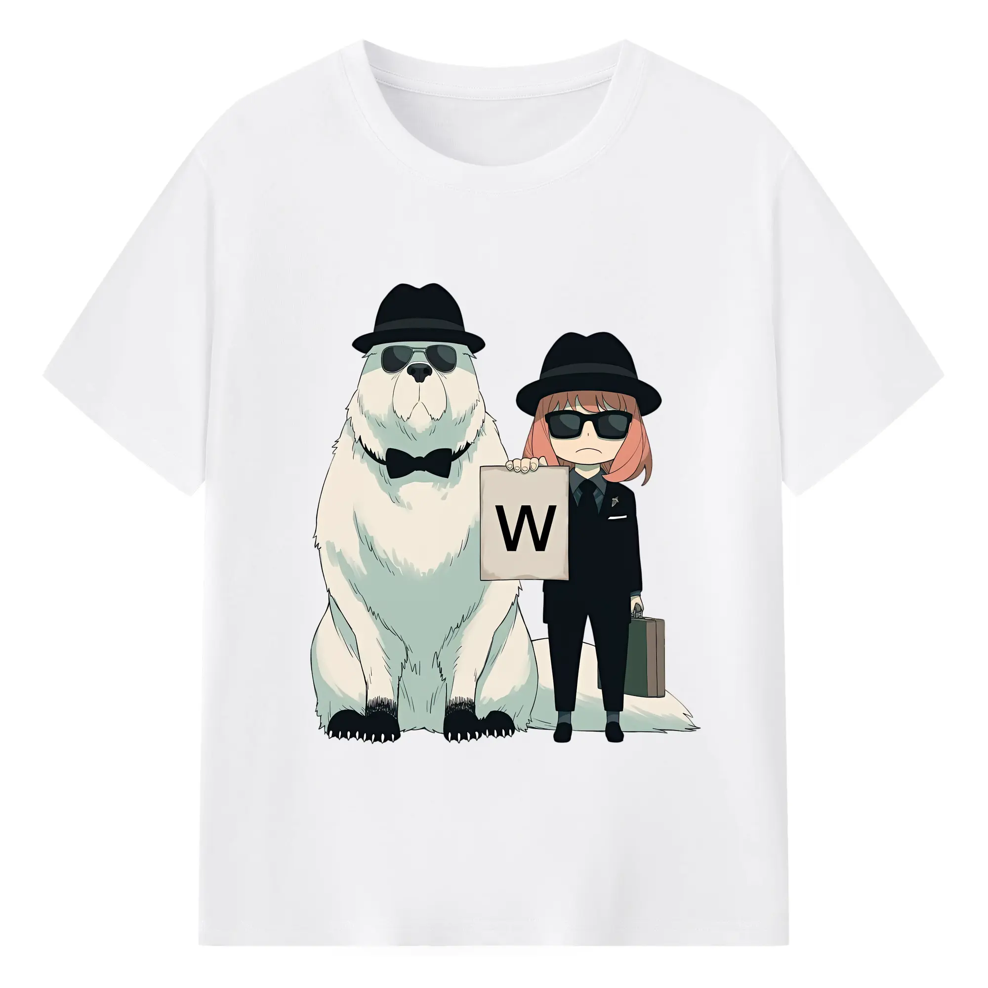 スパイファミリー グッズ,ボンド・フォージャー（Bond Forger） - 綿100％ 半袖Tシャツ ・ フロントプリント ・ 快適 通気性 ・ 日常使い 散歩 スポーツ用