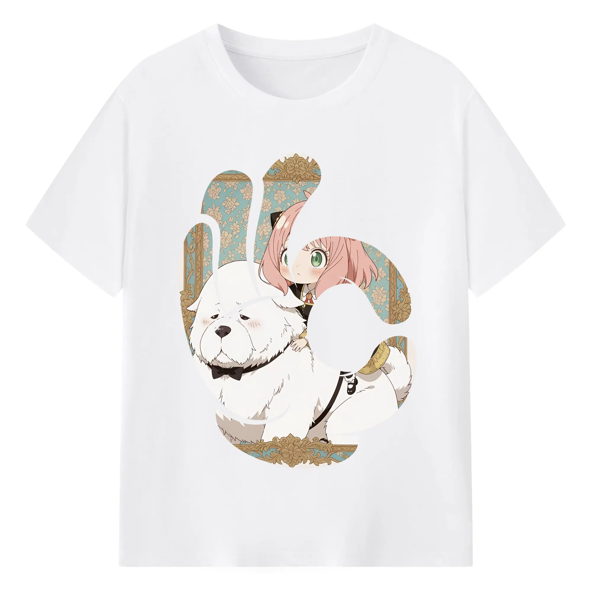 スパイファミリー グッズ,ボンド・フォージャー（Bond Forger） - 綿100％ 半袖Tシャツ ・ フロントプリント ・ 快適 通気性 ・ 日常使い 散歩 スポーツ用