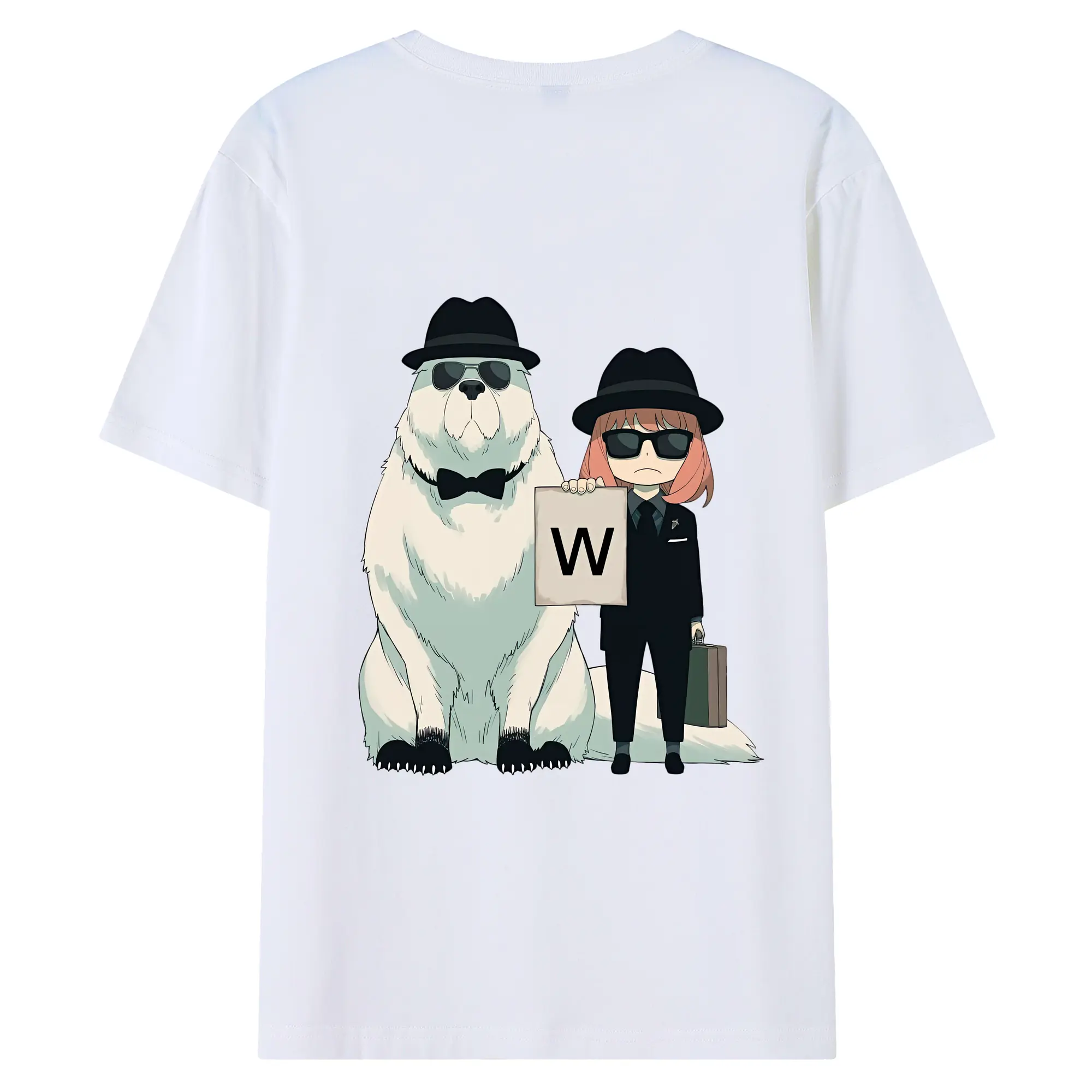 スパイファミリー グッズ,ボンド・フォージャー（Bond Forger） - 綿100％ 半袖Tシャツ ・ バックプリント ・ 快適 通気性 ・ 日常使い 散歩 スポーツ用