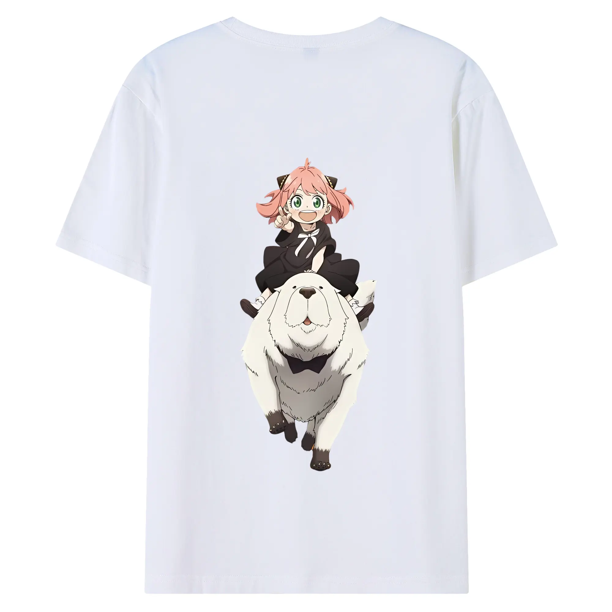 スパイファミリー グッズ,ボンド・フォージャー（Bond Forger） - 綿100％ 半袖Tシャツ ・ バックプリント ・ 快適 通気性 ・ 日常使い 散歩 スポーツ用