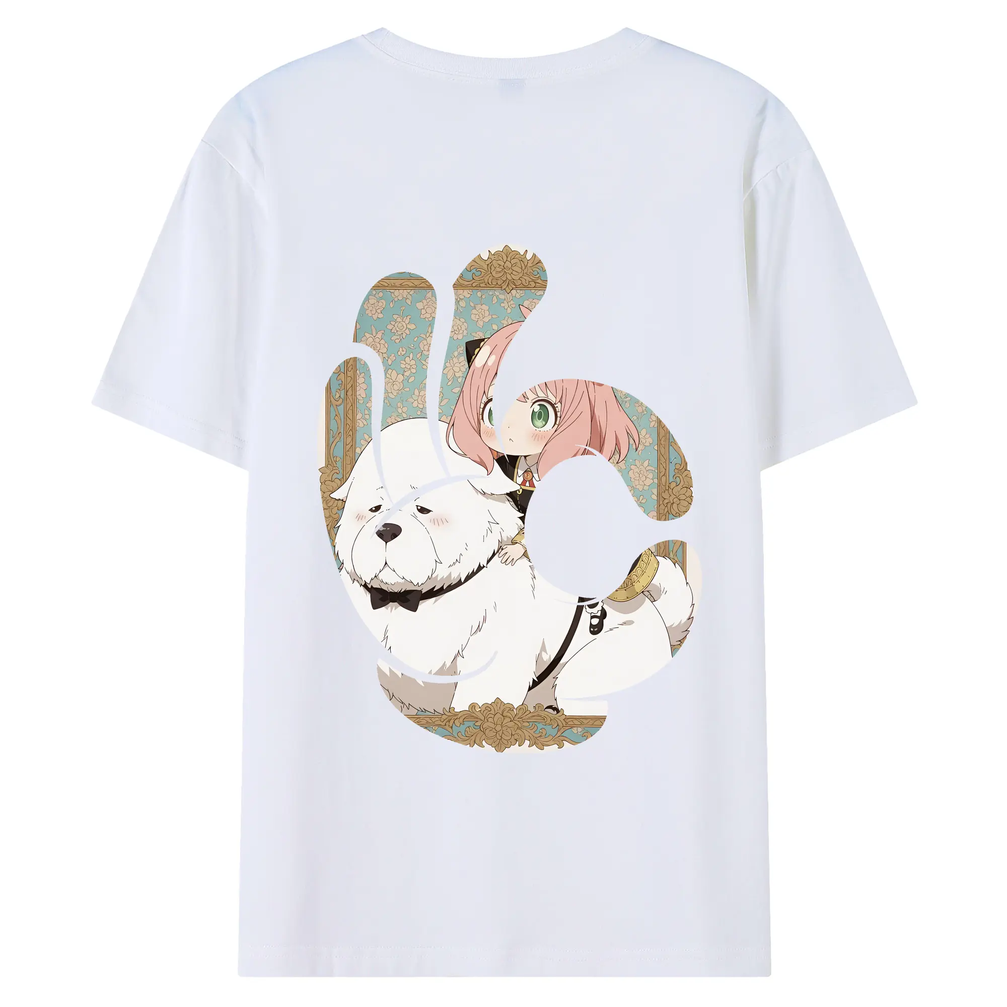 スパイファミリー グッズ,ボンド・フォージャー（Bond Forger） - 綿100％ 半袖Tシャツ ・ バックプリント ・ 快適 通気性 ・ 日常使い 散歩 スポーツ用