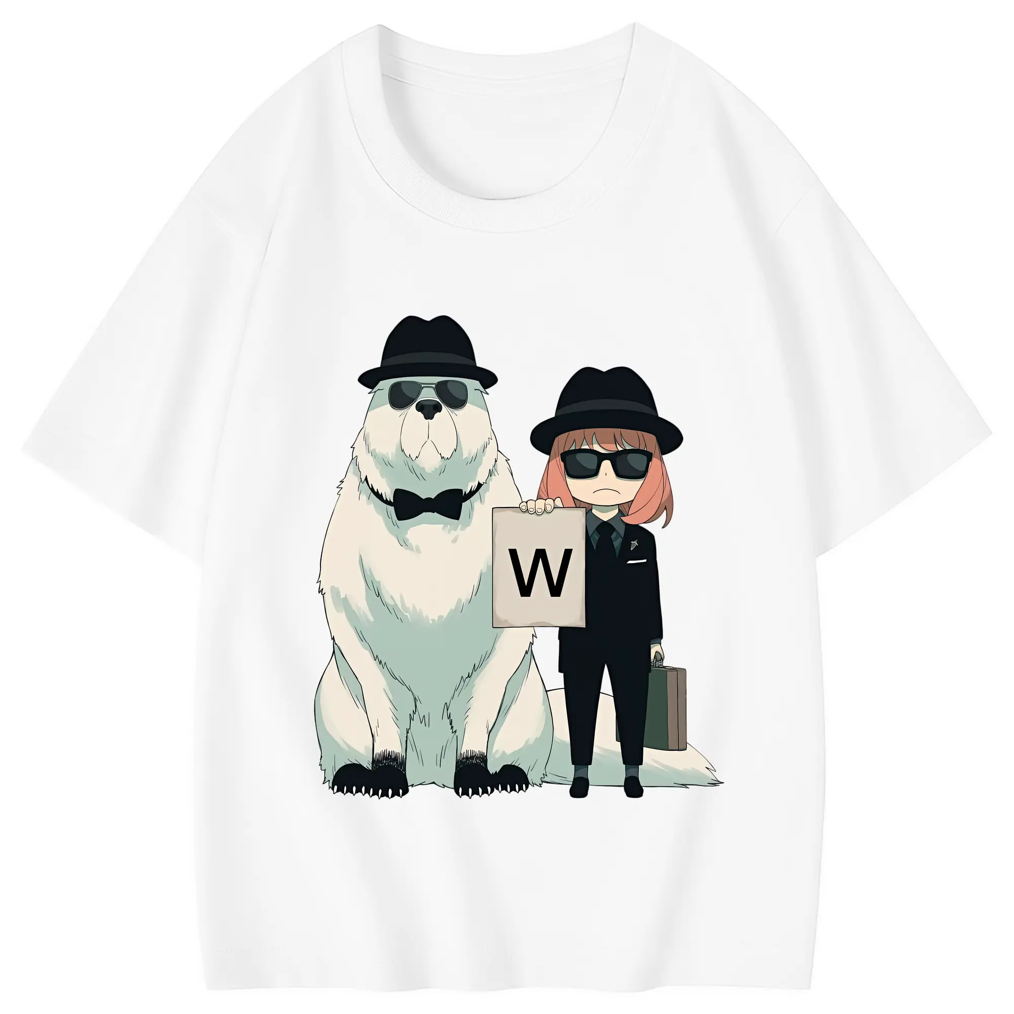 スパイファミリー グッズ,ボンド・フォージャー（Bond Forger） - 綿100％ キッズTシャツ ・ フロントプリント ・ 快適 通気性 ・ スポーツ カジュアル 散歩用