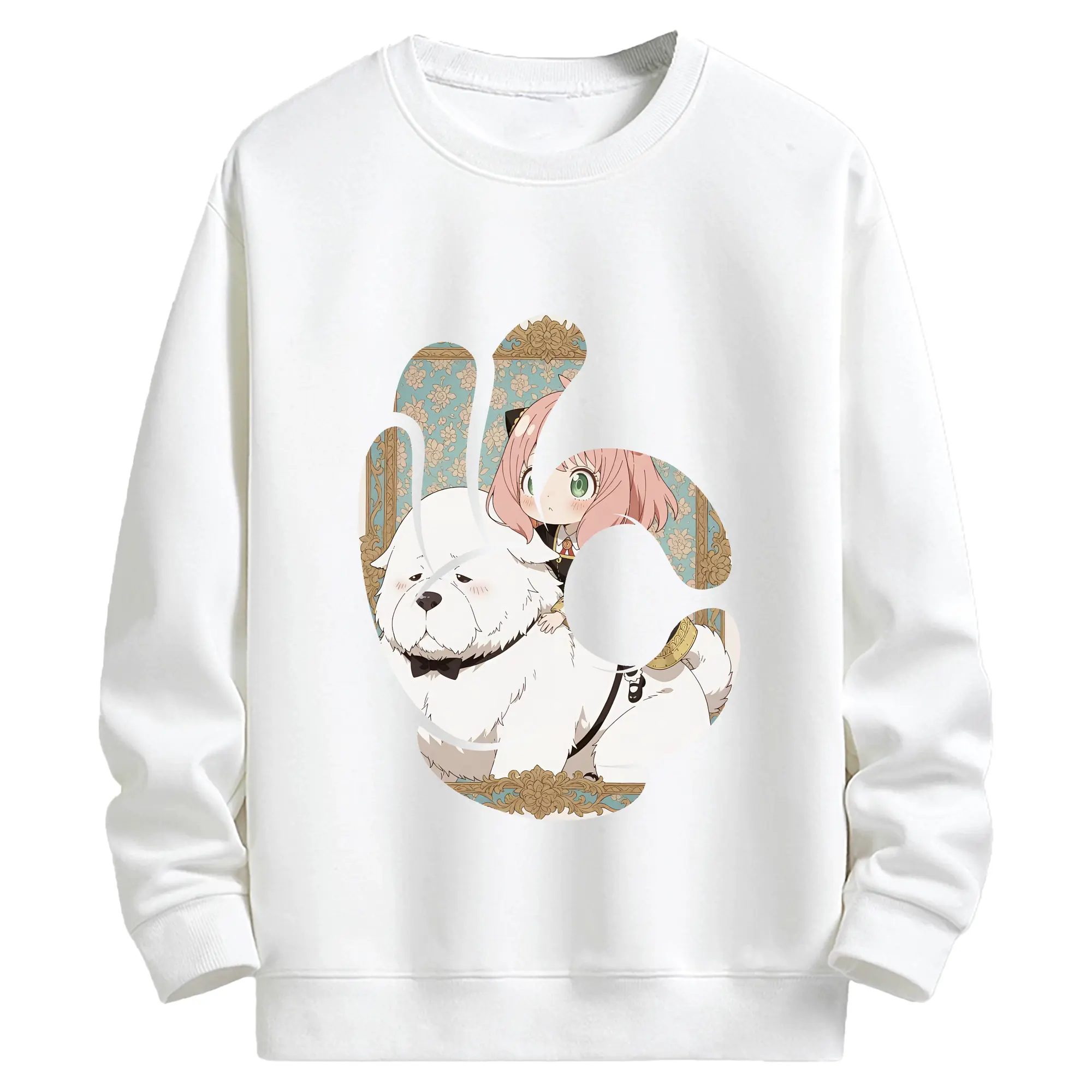 スパイファミリー グッズ,ボンド・フォージャー（Bond Forger） - キッズ クルーネックスウェットシャツ ・ フロントプリント ・ 綿80％ ポリエステル20％ ・ 快適 通学 スポーツ 日常使い お散歩用