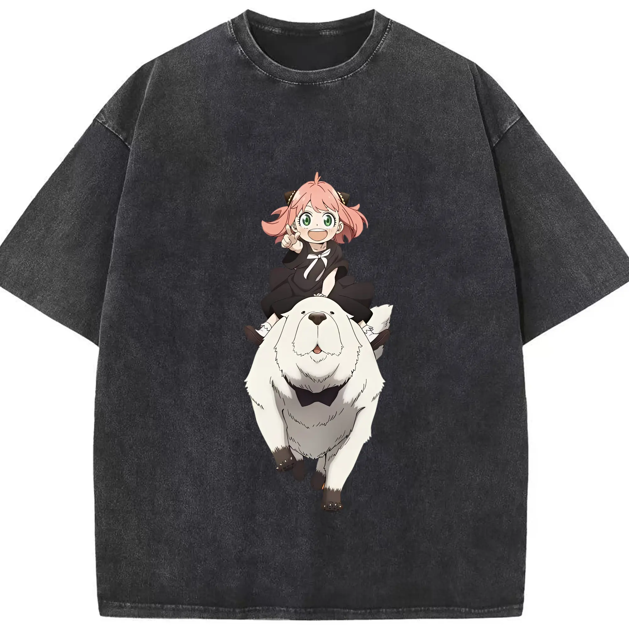 スパイファミリー グッズ,ボンド・フォージャー（Bond Forger） - 綿100％ ヴィンテージ風 半袖Tシャツ ・ フロントプリント ・ 柔らか肌触り ・ 通気性 快適 ・ スポーツ カジュアル 外出用