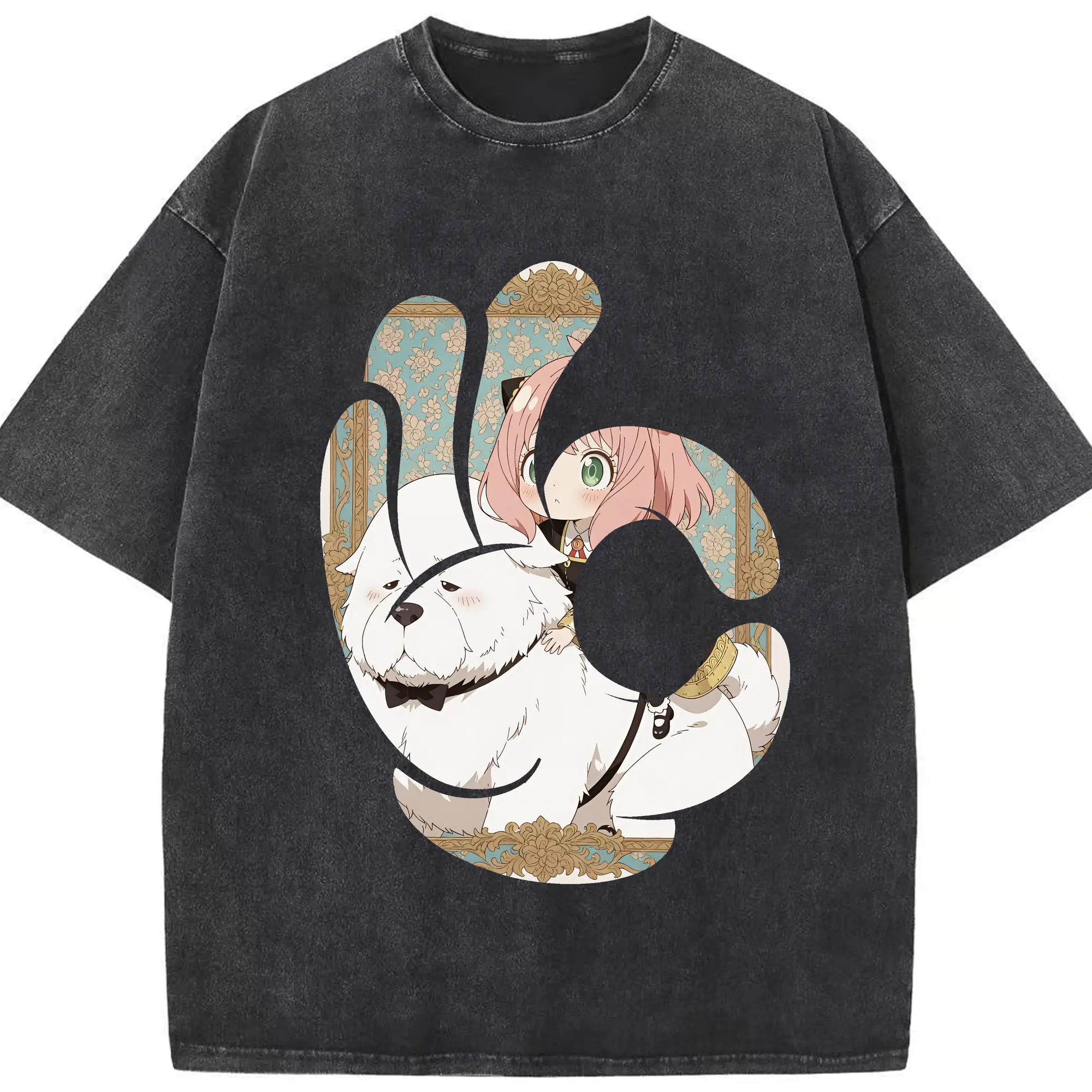 スパイファミリー グッズ,ボンド・フォージャー（Bond Forger） - 綿100％ ヴィンテージ風 半袖Tシャツ ・ フロントプリント ・ 柔らか肌触り ・ 通気性 快適 ・ スポーツ カジュアル 外出用