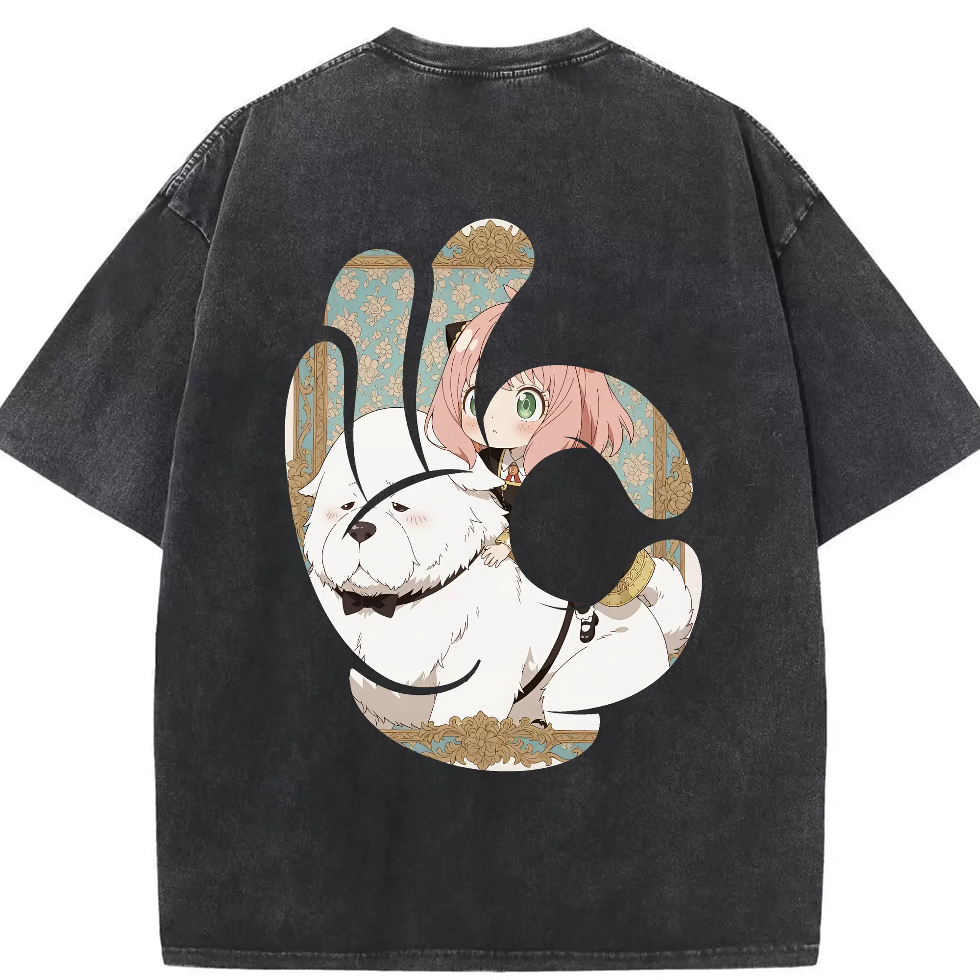 スパイファミリー グッズ,ボンド・フォージャー（Bond Forger） - 綿100％ ヴィンテージ風 半袖Tシャツ ・ 背面プリント ・ 柔らか肌触り ・ 通気性 快適 ・ スポーツ カジュアル 外出用