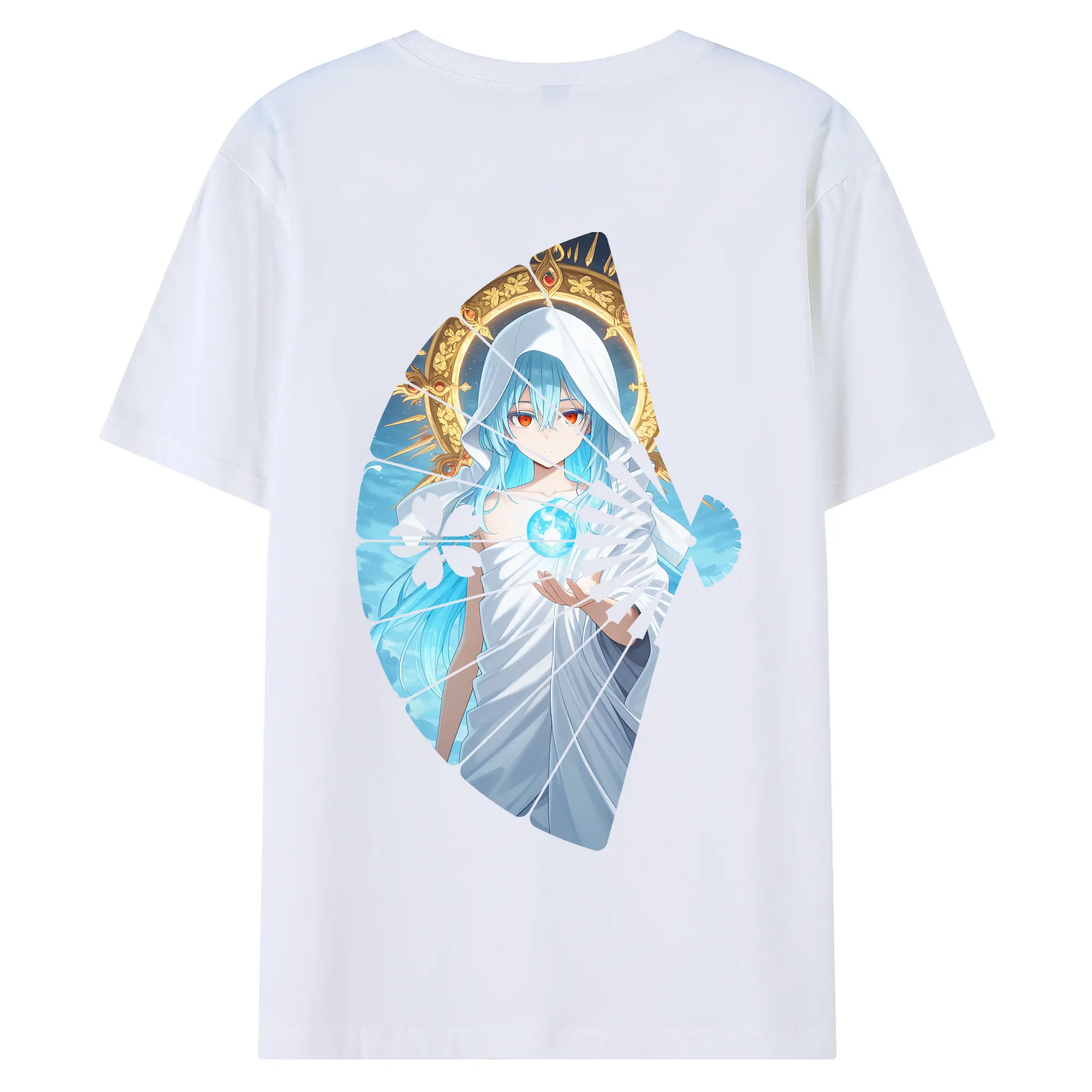 転生したらスライムだった件 グッズ,リムル・テンペスト - 綿100％ 半袖Tシャツ ・ バックプリント ・ 快適 通気性 ・ 日常使い 散歩 スポーツ用