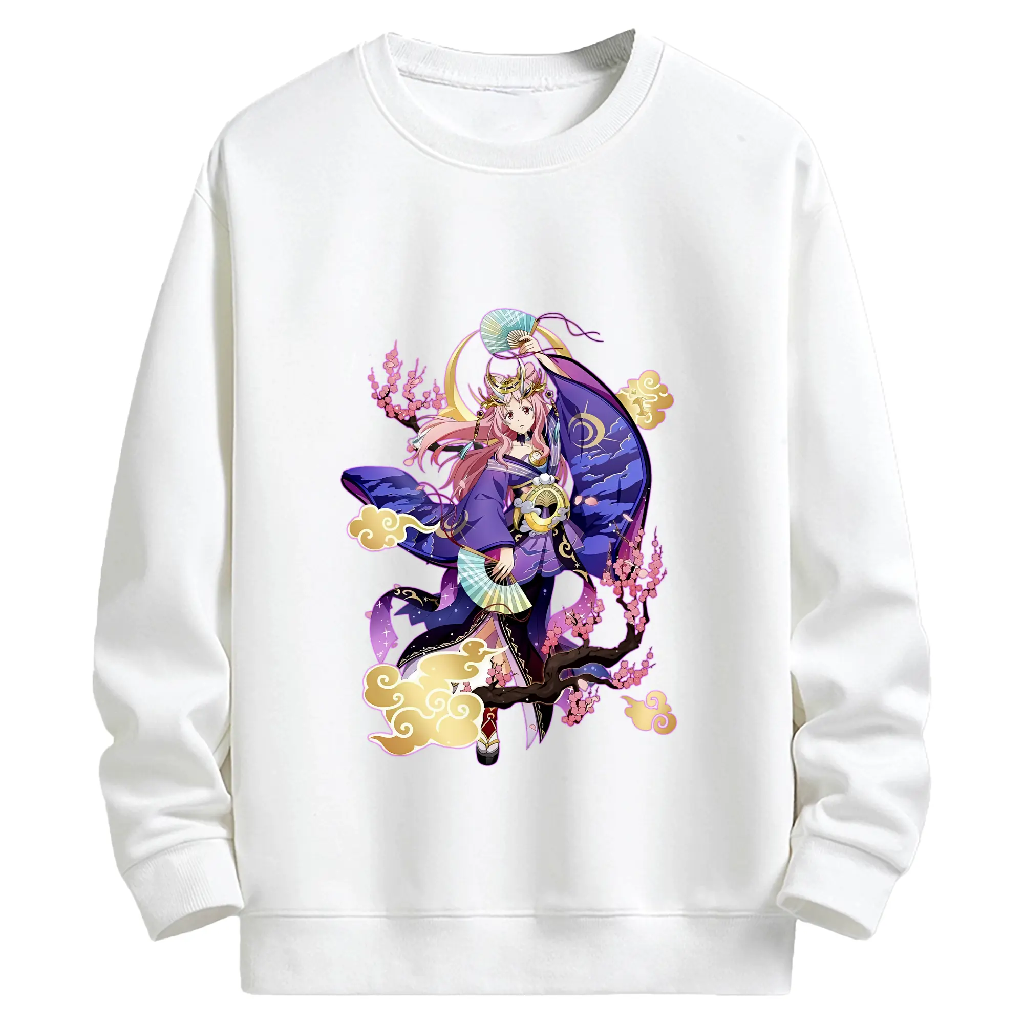 転生したらスライムだった件 グッズ,シュナ - キッズ クルーネックスウェットシャツ ・ フロントプリント ・ 綿80％ ポリエステル20％ ・ 快適 通学 スポーツ 日常使い お散歩用