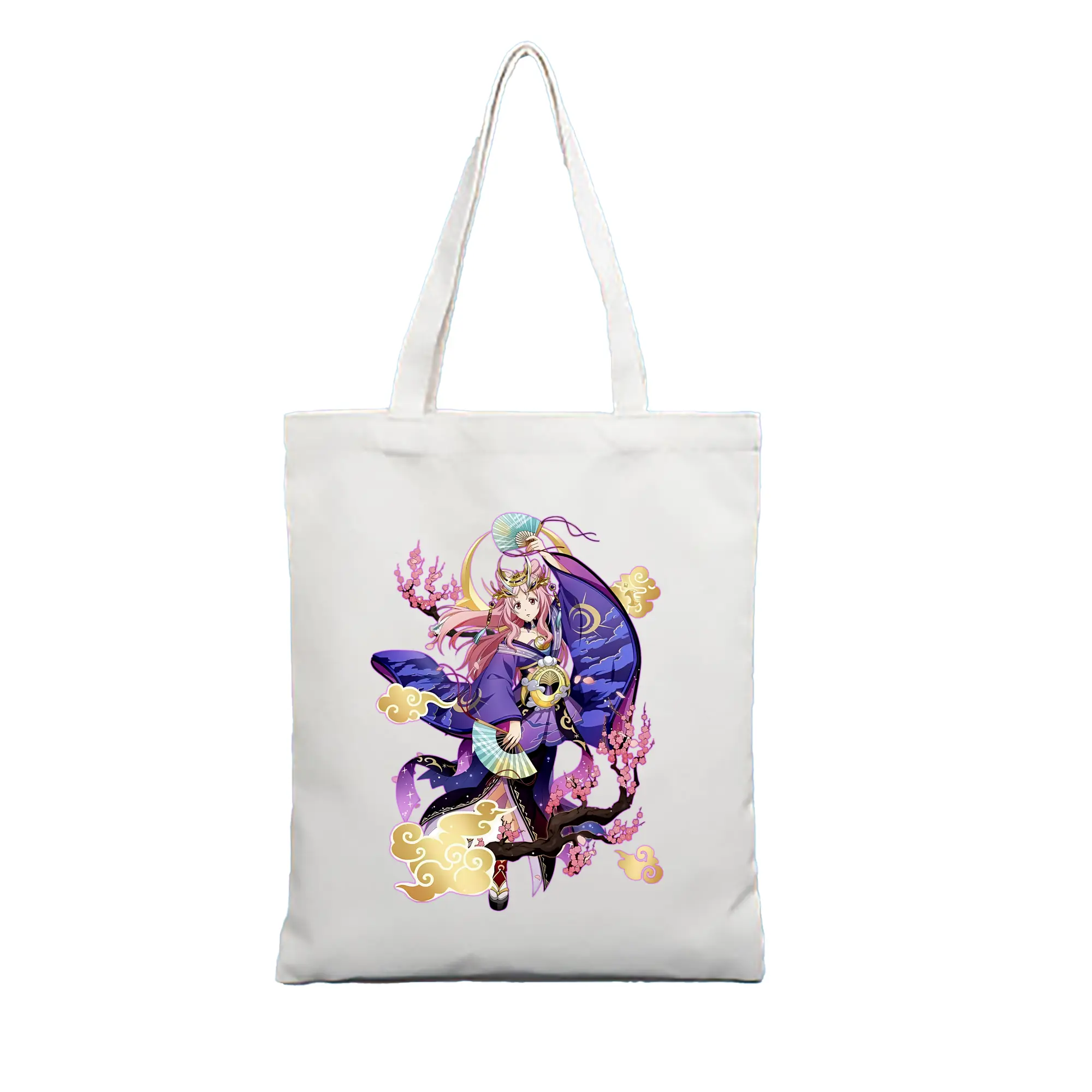 転生したらスライムだった件 グッズ,シュナ - 縦型キャンバス手提げバッグ（トートバッグ） ・ キャンバス素材 ・ ショッピング用 ・ 軽量 丈夫 お手入れ簡単