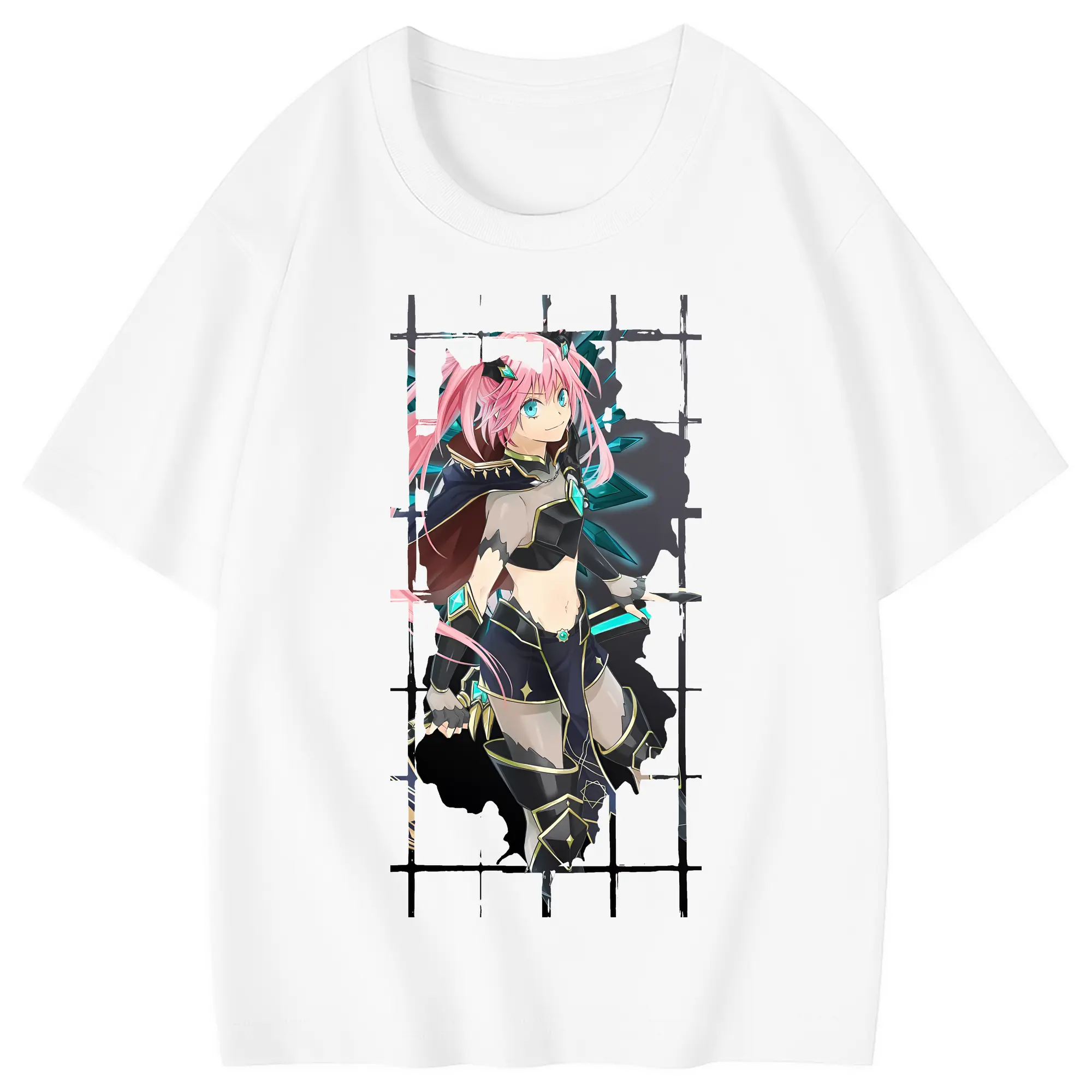 転生したらスライムだった件 グッズ,ミリム・ナーヴァ - 綿100％ キッズTシャツ ・ フロントプリント ・ 快適 通気性 ・ スポーツ カジュアル 散歩用