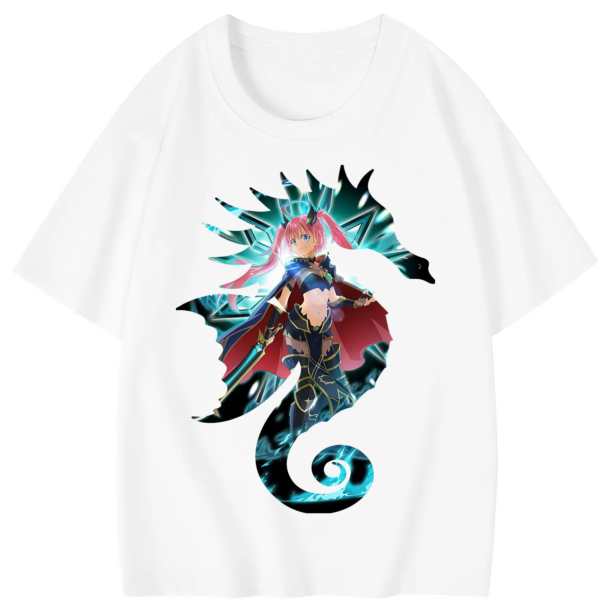 転生したらスライムだった件 グッズ,ミリム・ナーヴァ - 綿100％ キッズTシャツ ・ フロントプリント ・ 快適 通気性 ・ スポーツ カジュアル 散歩用