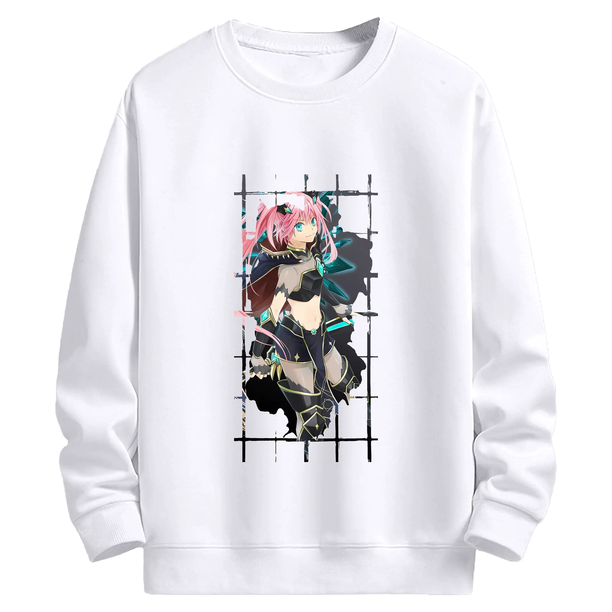 転生したらスライムだった件 グッズ,ミリム・ナーヴァ - 高品質 クルーネック スウェット ・ コットン59％ ポリエステル41％ ・ ユニセックス 長袖 トレーナー ・ カジュアル デイリー スポーツ 散歩用