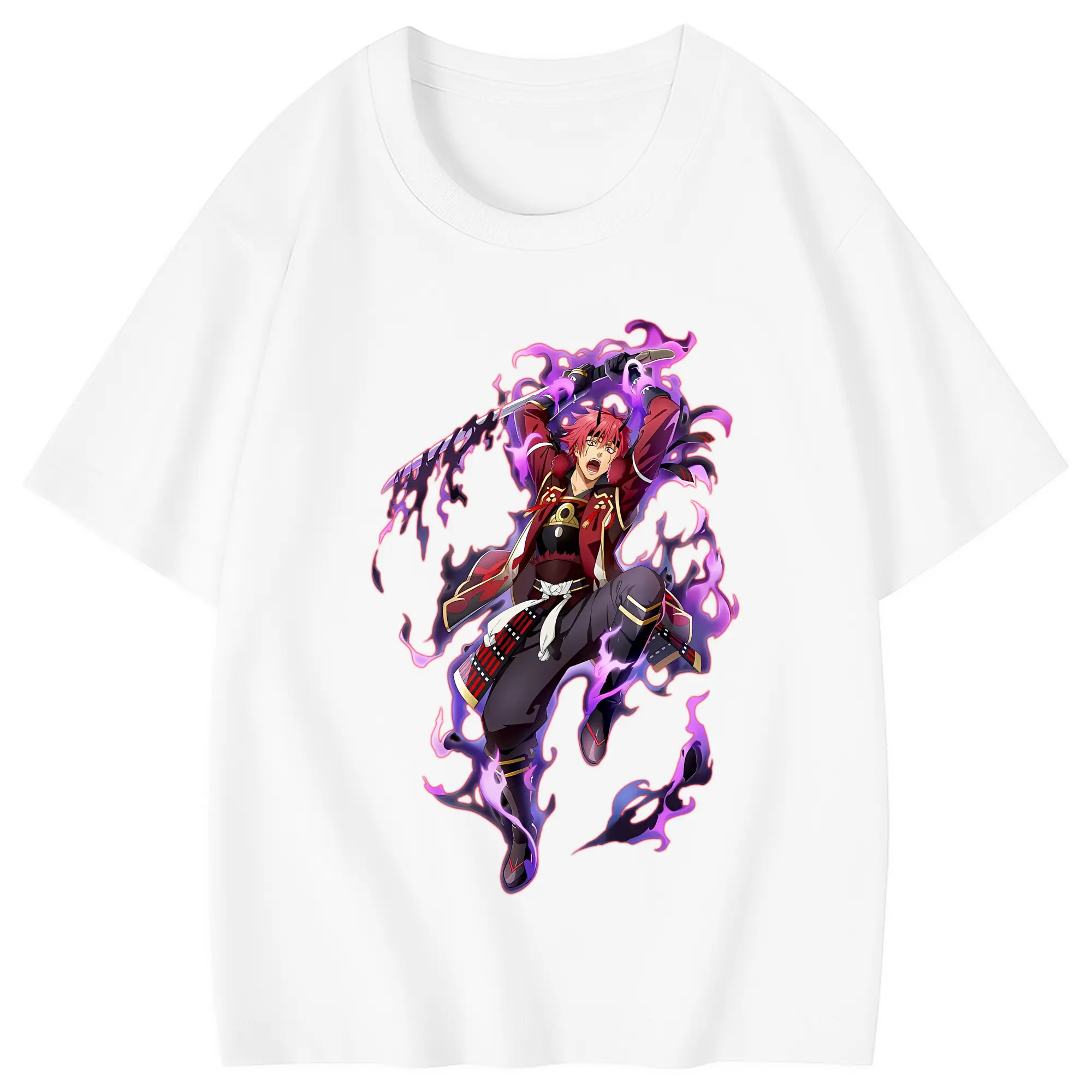 転生したらスライムだった件 グッズ,ベニマル - 綿100％ キッズTシャツ ・ フロントプリント ・ 快適 通気性 ・ スポーツ カジュアル 散歩用