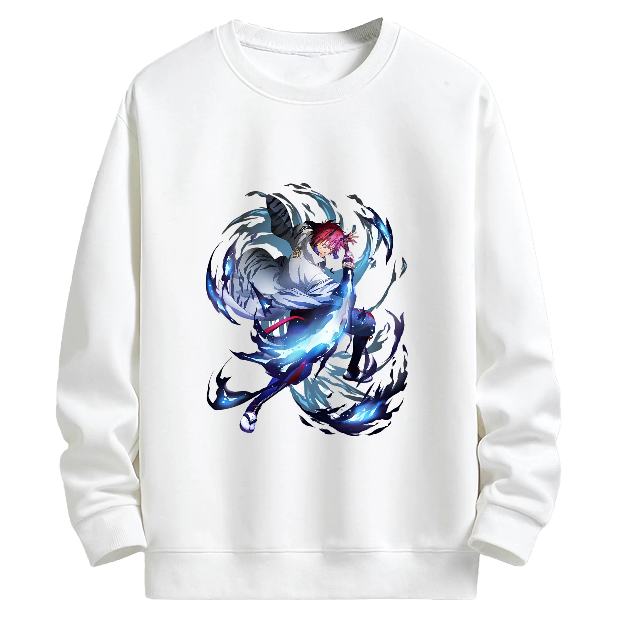 転生したらスライムだった件 グッズ,ベニマル - キッズ クルーネックスウェットシャツ ・ フロントプリント ・ 綿80％ ポリエステル20％ ・ 快適 通学 スポーツ 日常使い お散歩用