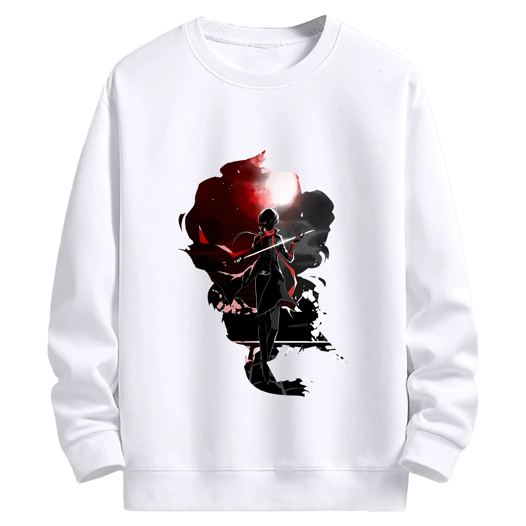 刀剣乱舞 グッズ,加州清光 - 高品質 クルーネック スウェット ・ コットン59％ ポリエステル41％ ・ ユニセックス 長袖 トレーナー ・ カジュアル デイリー スポーツ 散歩用