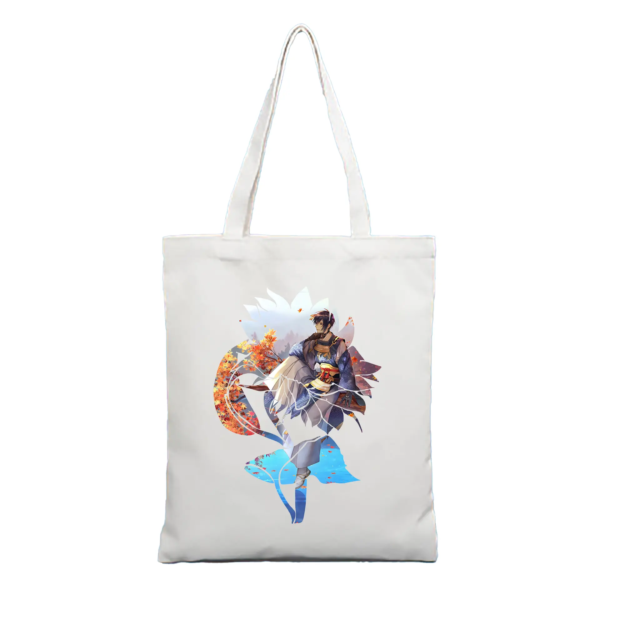 刀剣乱舞 グッズ,三日月宗近 - 縦型キャンバス手提げバッグ（トートバッグ） ・ キャンバス素材 ・ ショッピング用 ・ 軽量 丈夫 お手入れ簡単