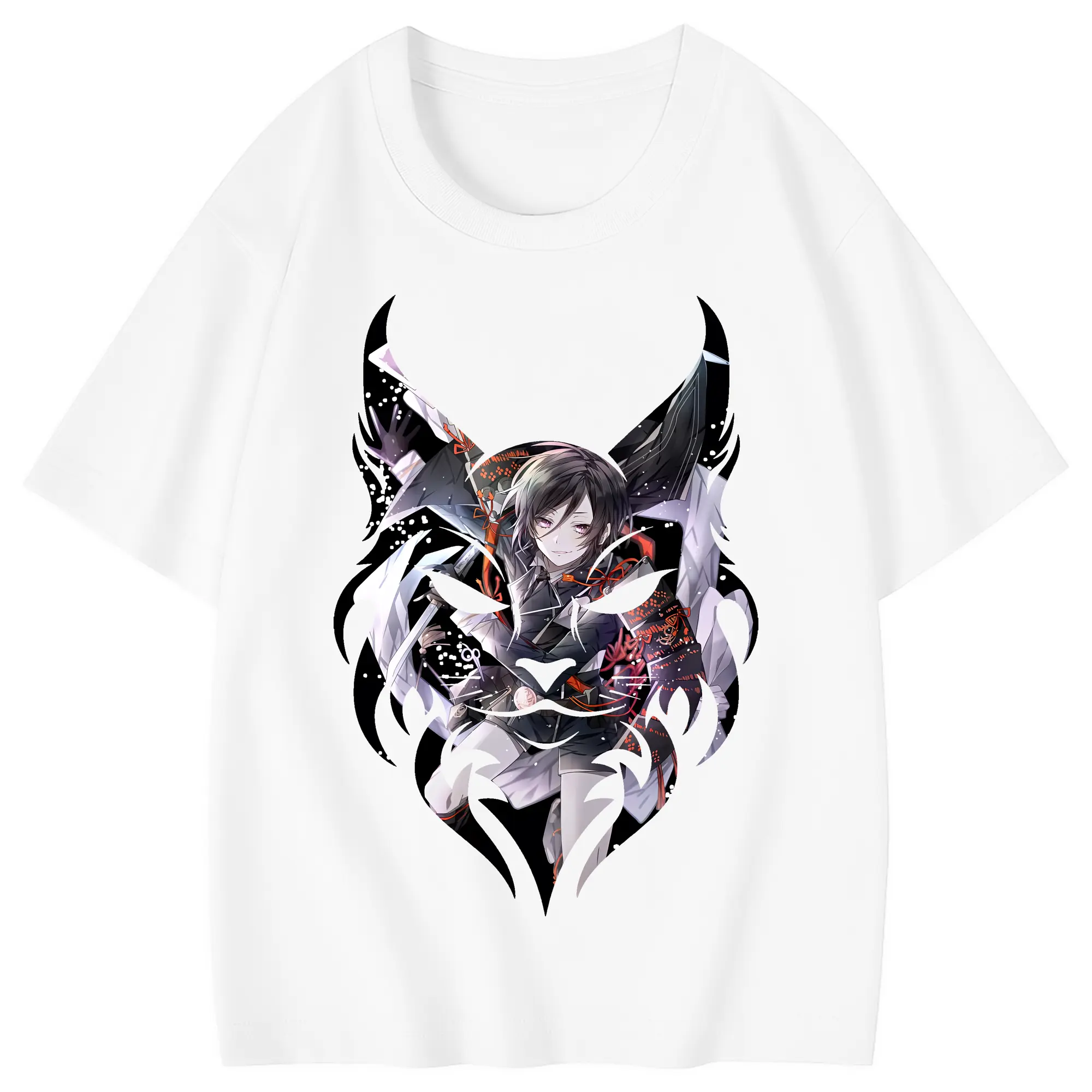 刀剣乱舞 グッズ,薬研藤四郎 - 綿100％ キッズTシャツ ・ フロントプリント ・ 快適 通気性 ・ スポーツ カジュアル 散歩用